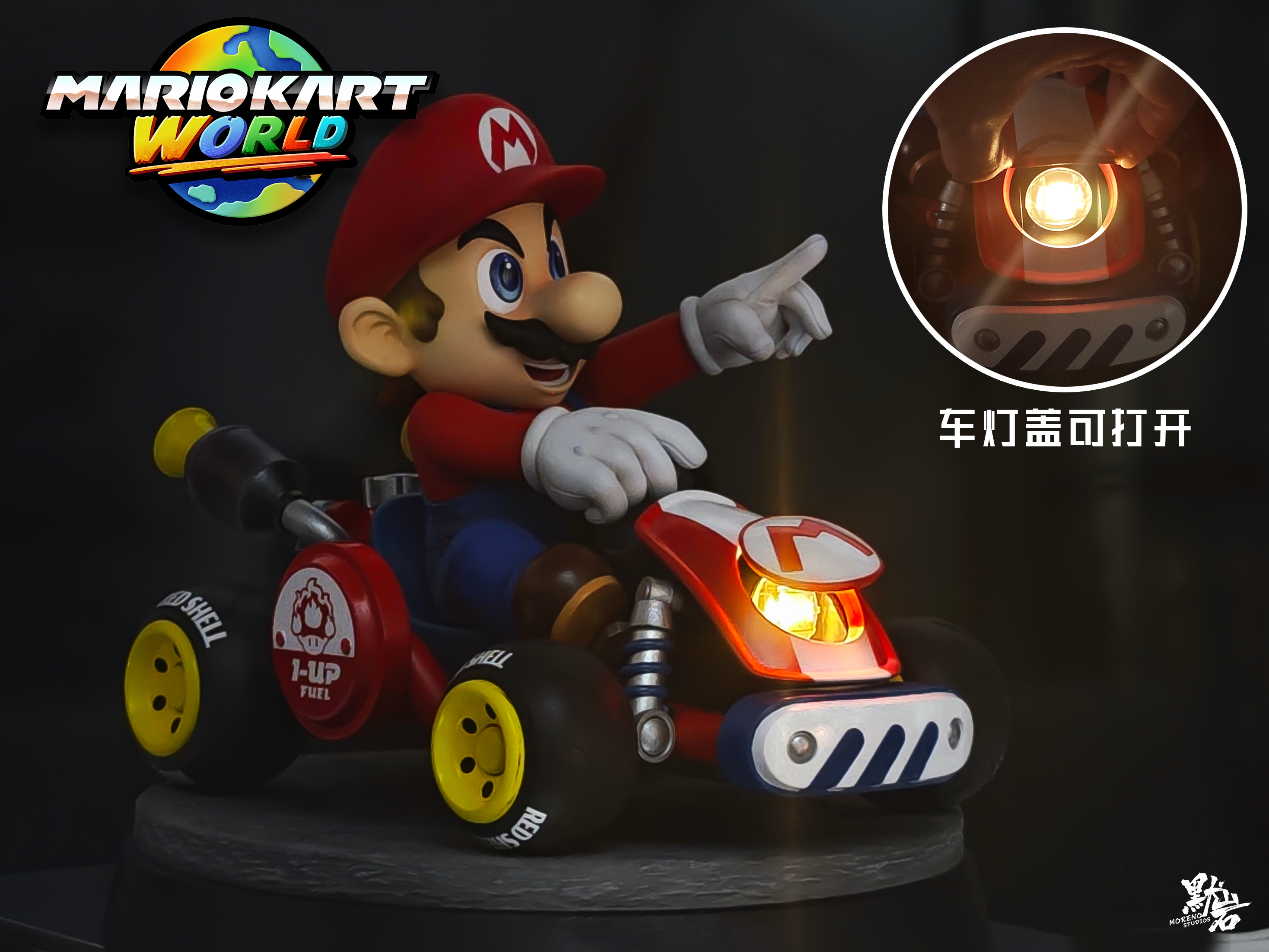【Pre-sale】Mariokart World with LED-Super Mario-Moreno Studio