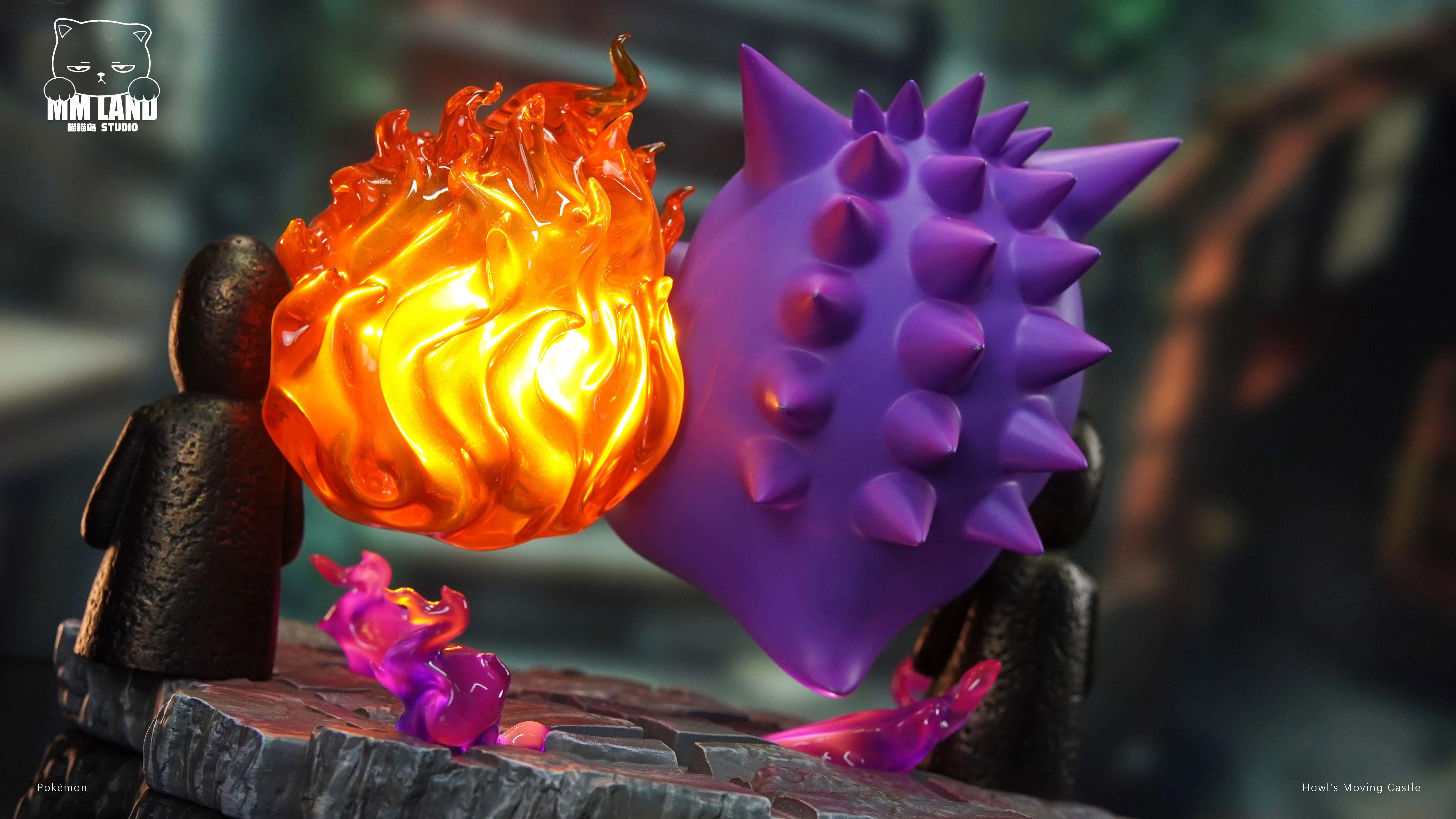 【Sold out】002 Gengar with Calcifer-Pokemon-MMLAND Studio