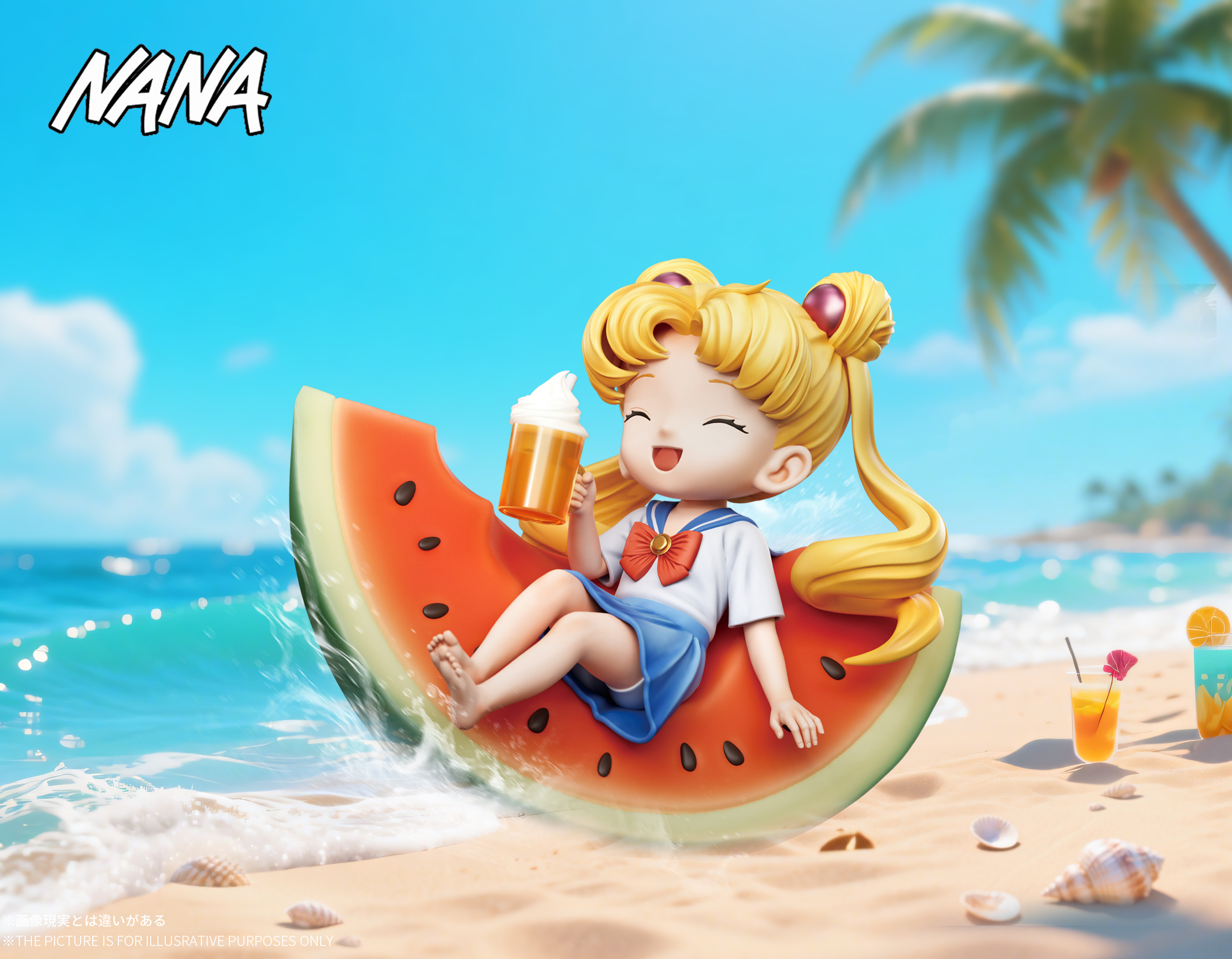 【Pre-sale】Summer Watermelon Tsukino Usagi-Sailor Moon-NANA Studio