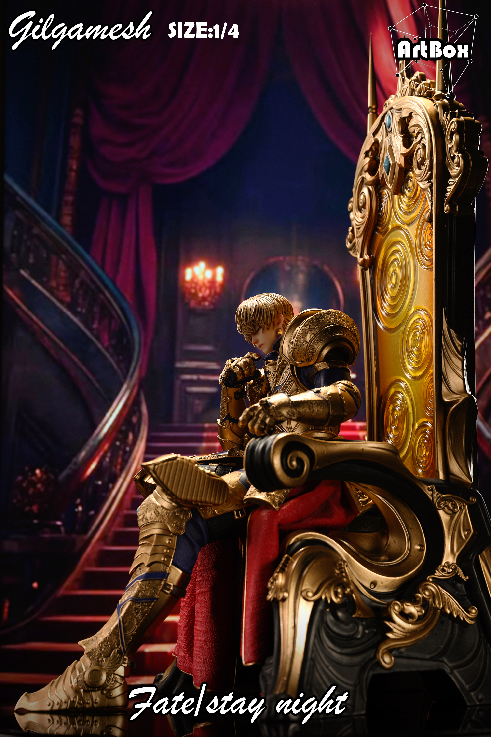 【Pre-sale】1/4 Scale Gilgamesh with LED-Fate/Stay Night-Artbox Studio