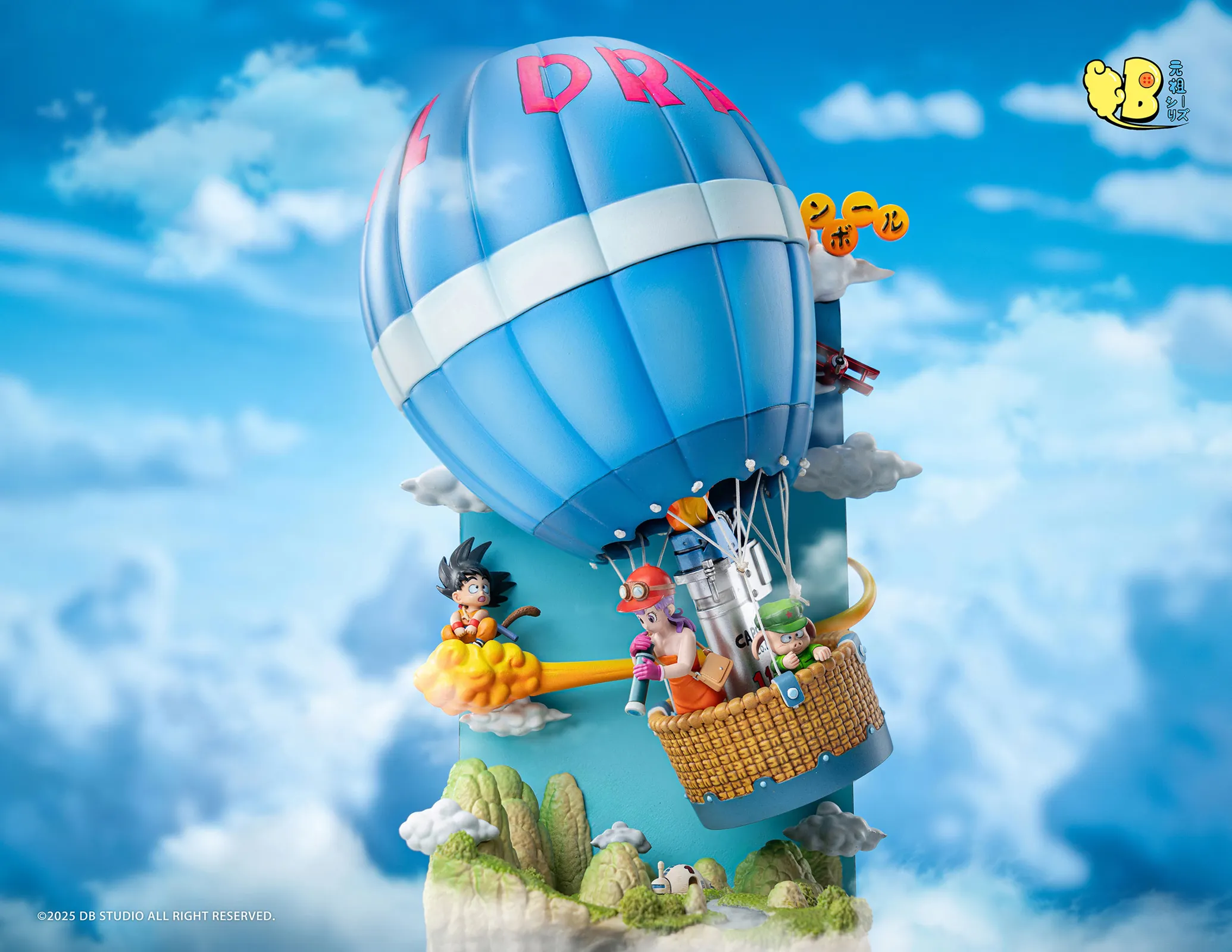 【Pre-sale】DB Scale & Desktop 23cm Hot Air Balloon Friends Group-DB Studio