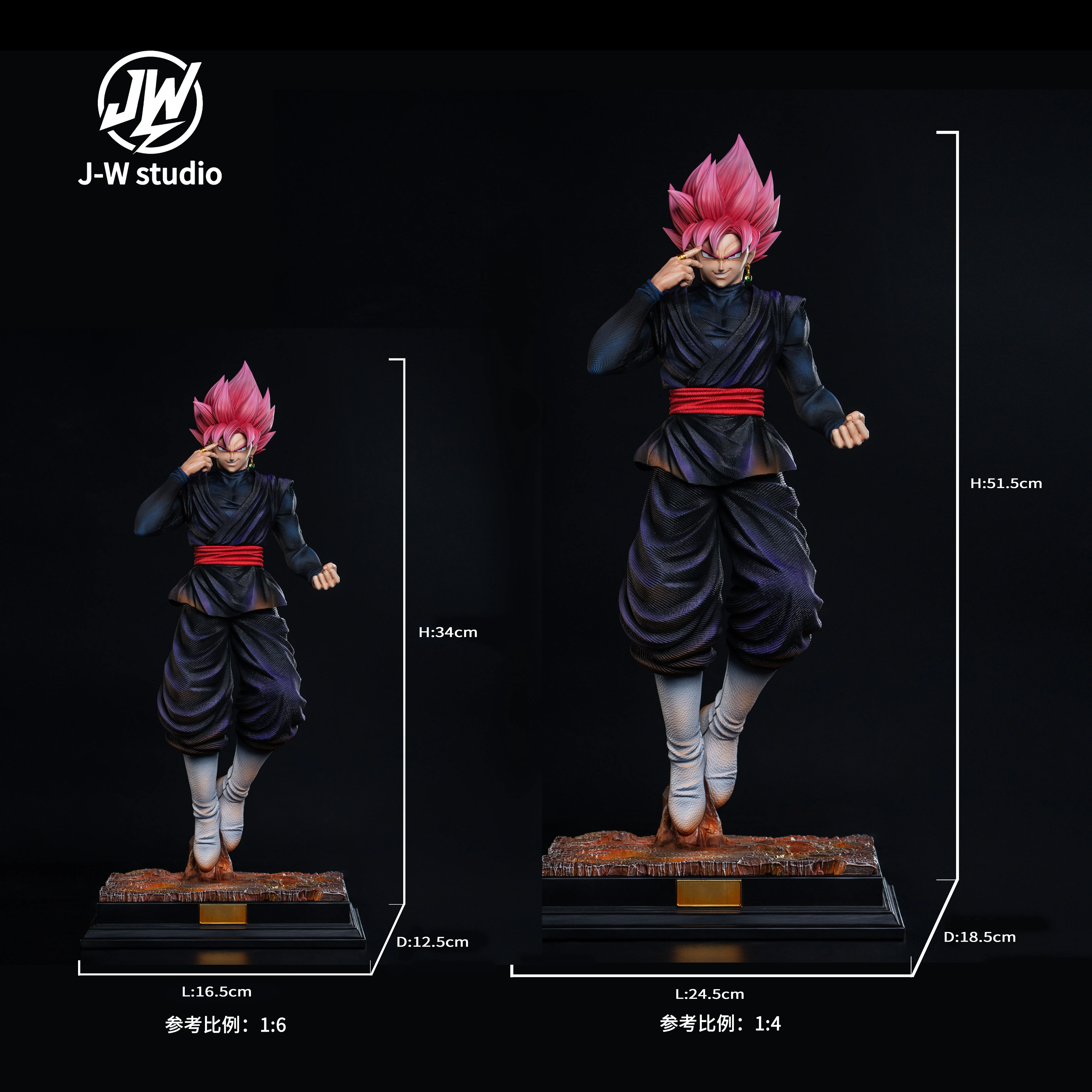 【Pre-sale】1/6 and 1/4 Scale Rose Son Goku-JW Studio