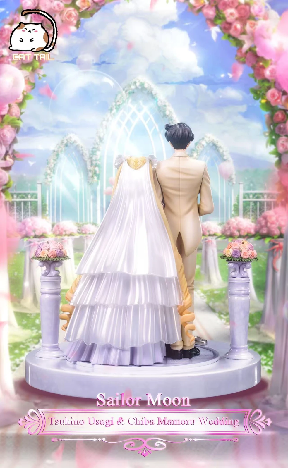 【Pre-sale】1/6 Scale Wedding Ver. Usagi Tsukino and Mamoru Chiba-Cat Tail Studio