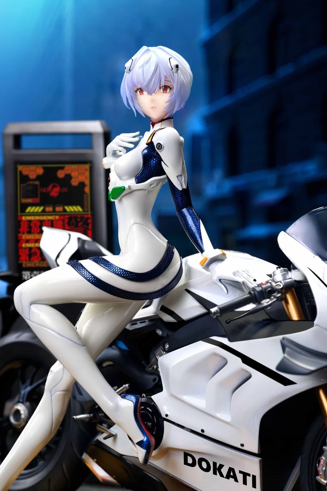 【Pre-sale】1/6 Scale Riding Motorcycle Rei Ayanami-KOL brother Studios