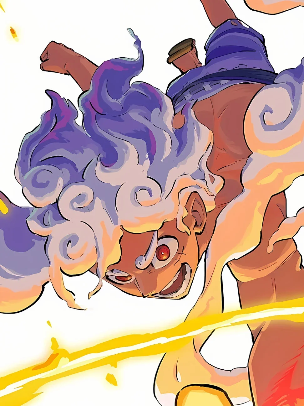 【Pre-sale】Decorative Painting of Nika Monkey D. Luffy Fall from Heaven-XingKong Studio