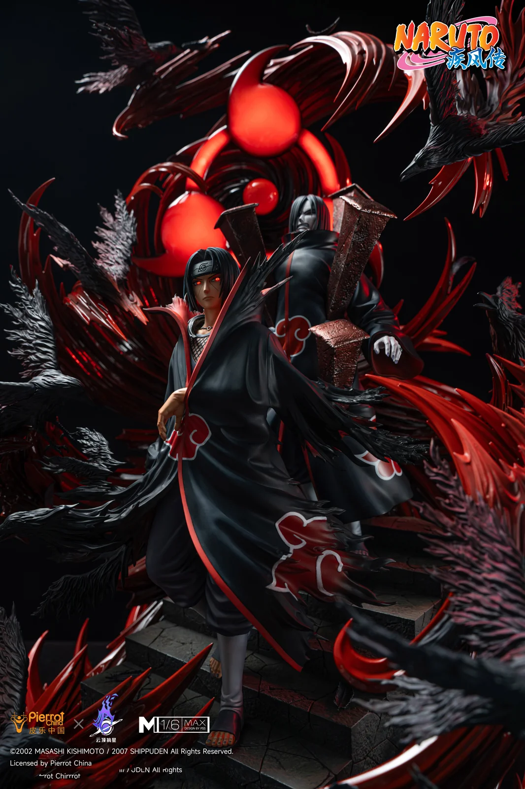 【Pre-sale】1/6 Scale Licensed Itachi Uchiha with LED-Pierrot China x PickStar Studios