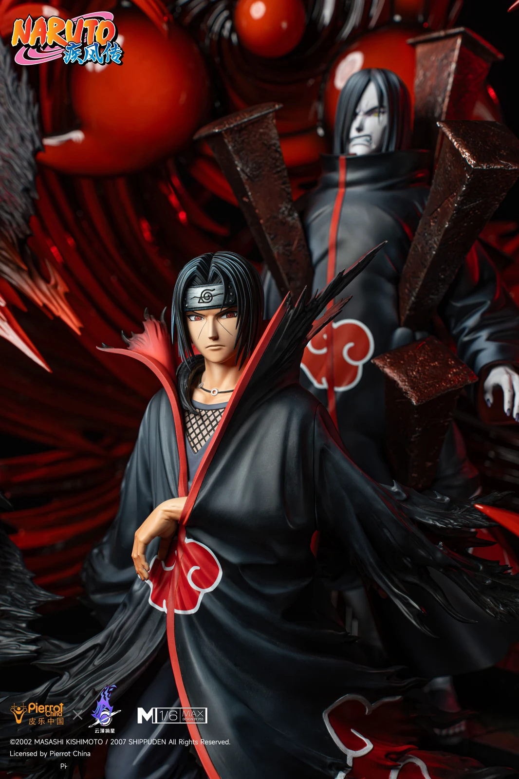 【Pre-sale】1/6 Scale Licensed Itachi Uchiha with LED-Pierrot China x PickStar Studios
