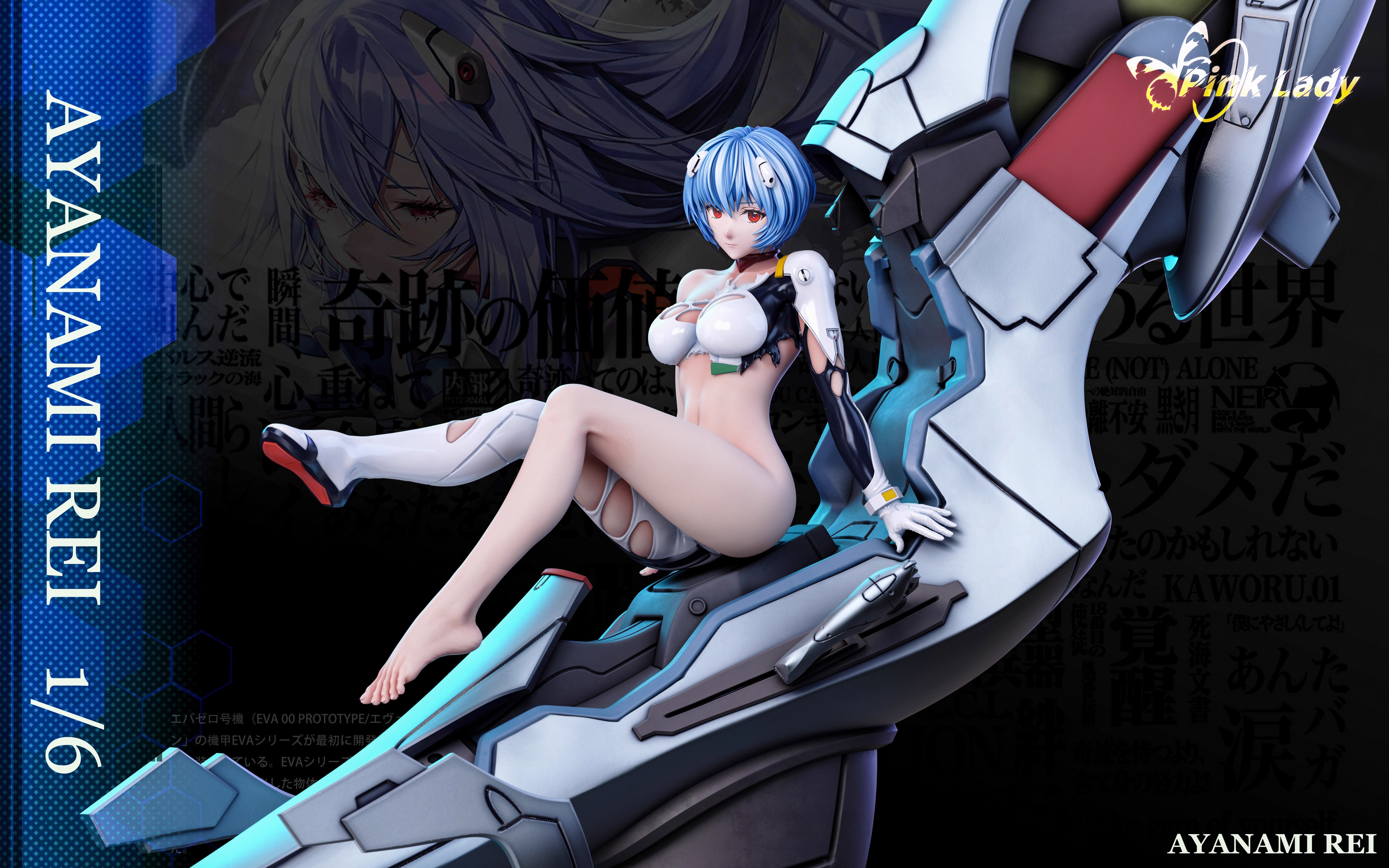 【Sold out】1/6 Scale Asuka Langley Soryu and Ayanami Rei-Pink Lady Studio