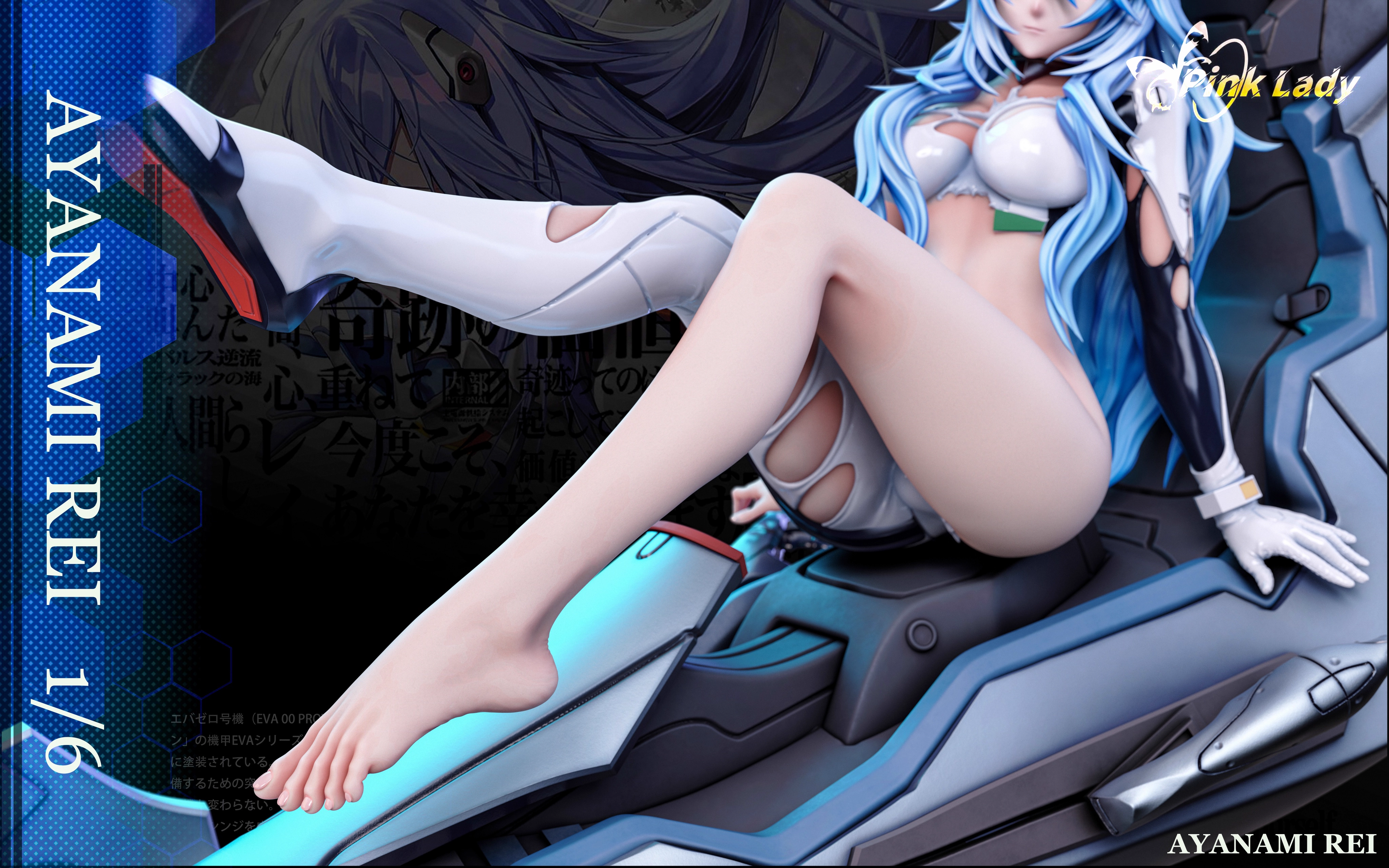 【Sold out】1/6 Scale Asuka Langley Soryu and Ayanami Rei-Pink Lady Studio