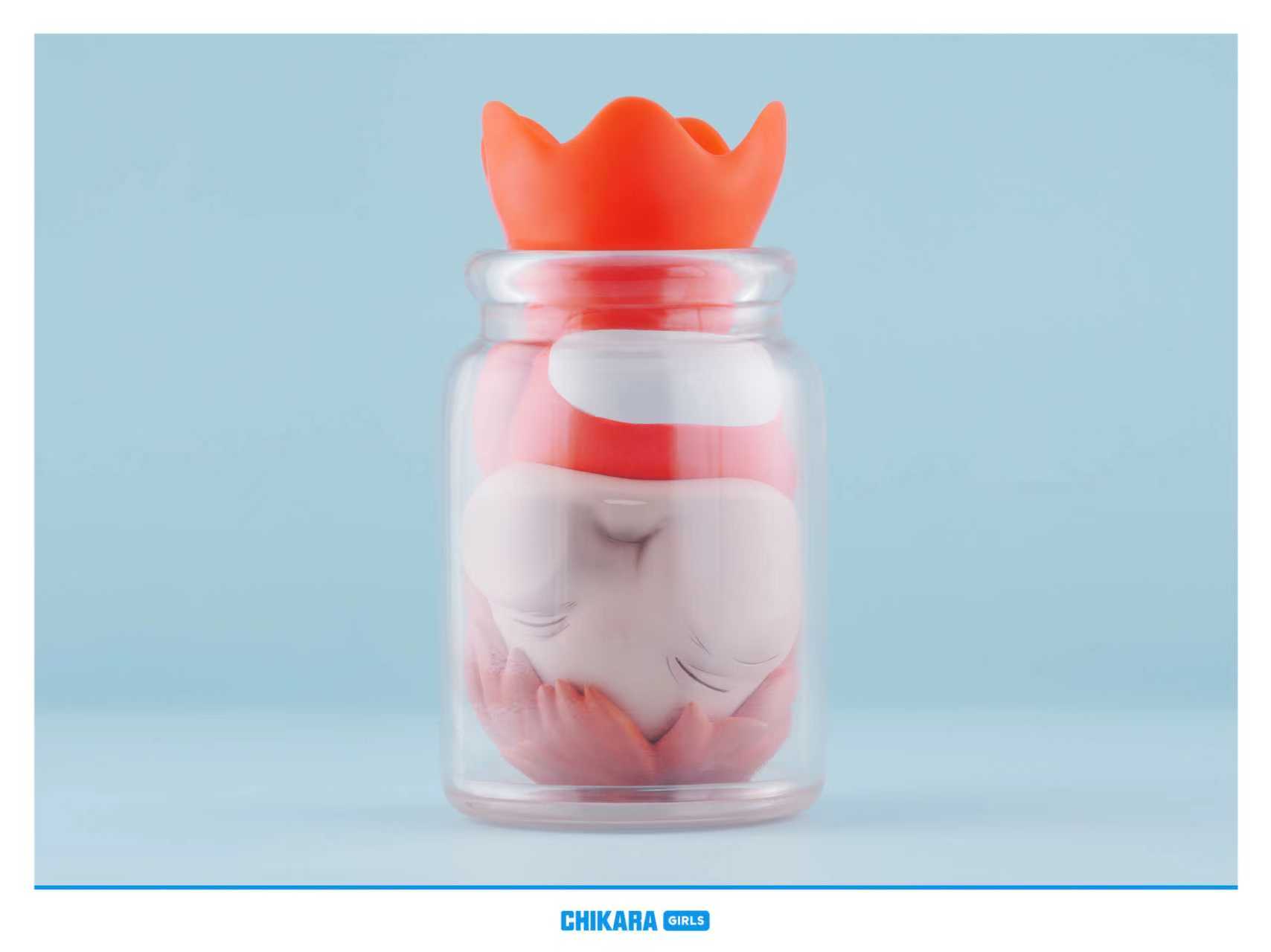 【Pre-sale】1/1 Scale Ponyo in Glass Bottle-CHIKARA Studio