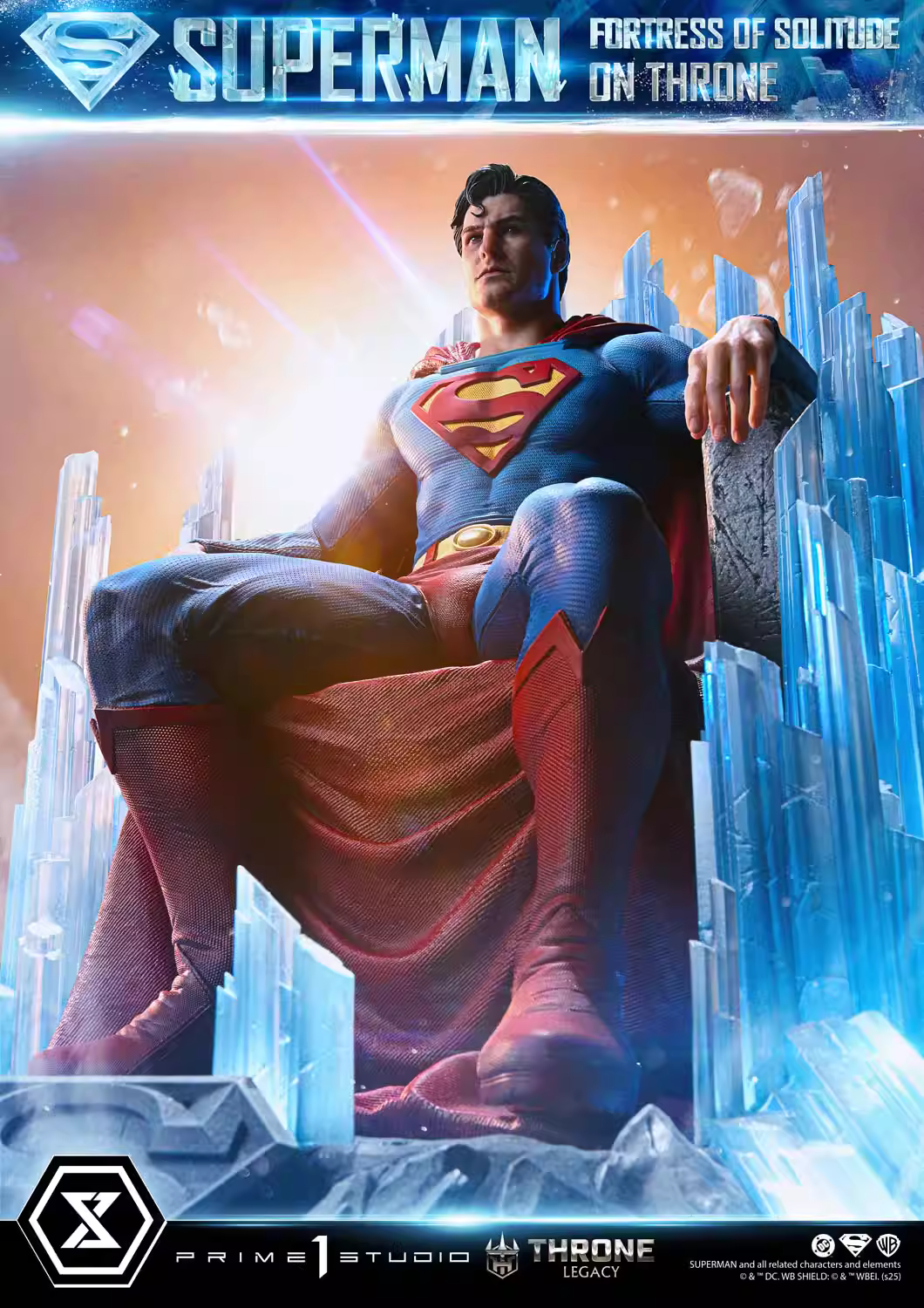 【Pre-sale】1/4 Scale Throne Superman-Prime 1 Statue Studio