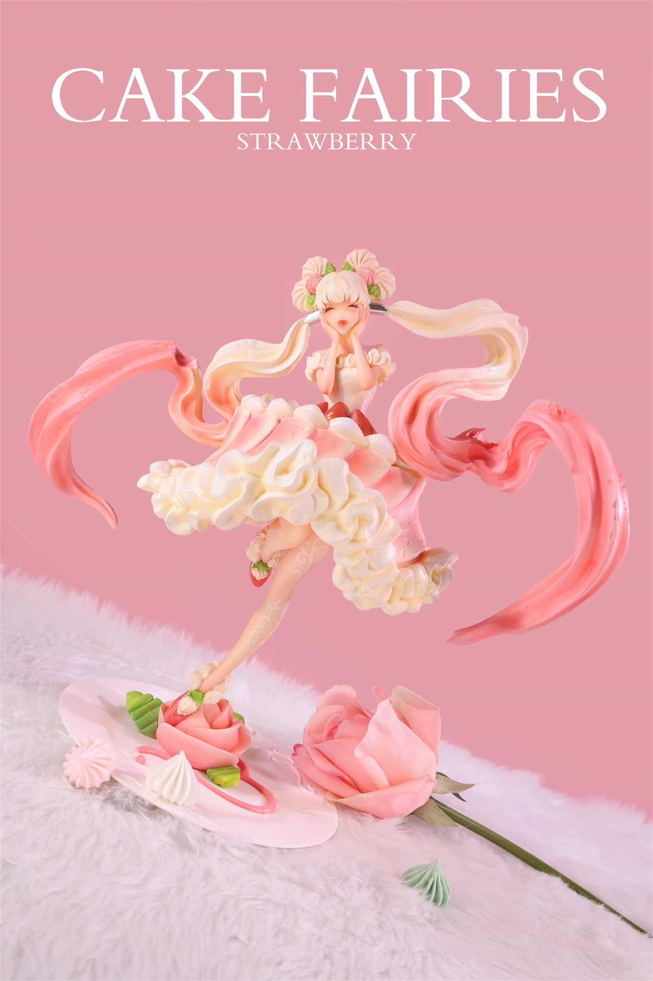 【Sold out】Cake Fairies Series Strawberry Fairy and Matcha Fairy-WeArtDoing Studio