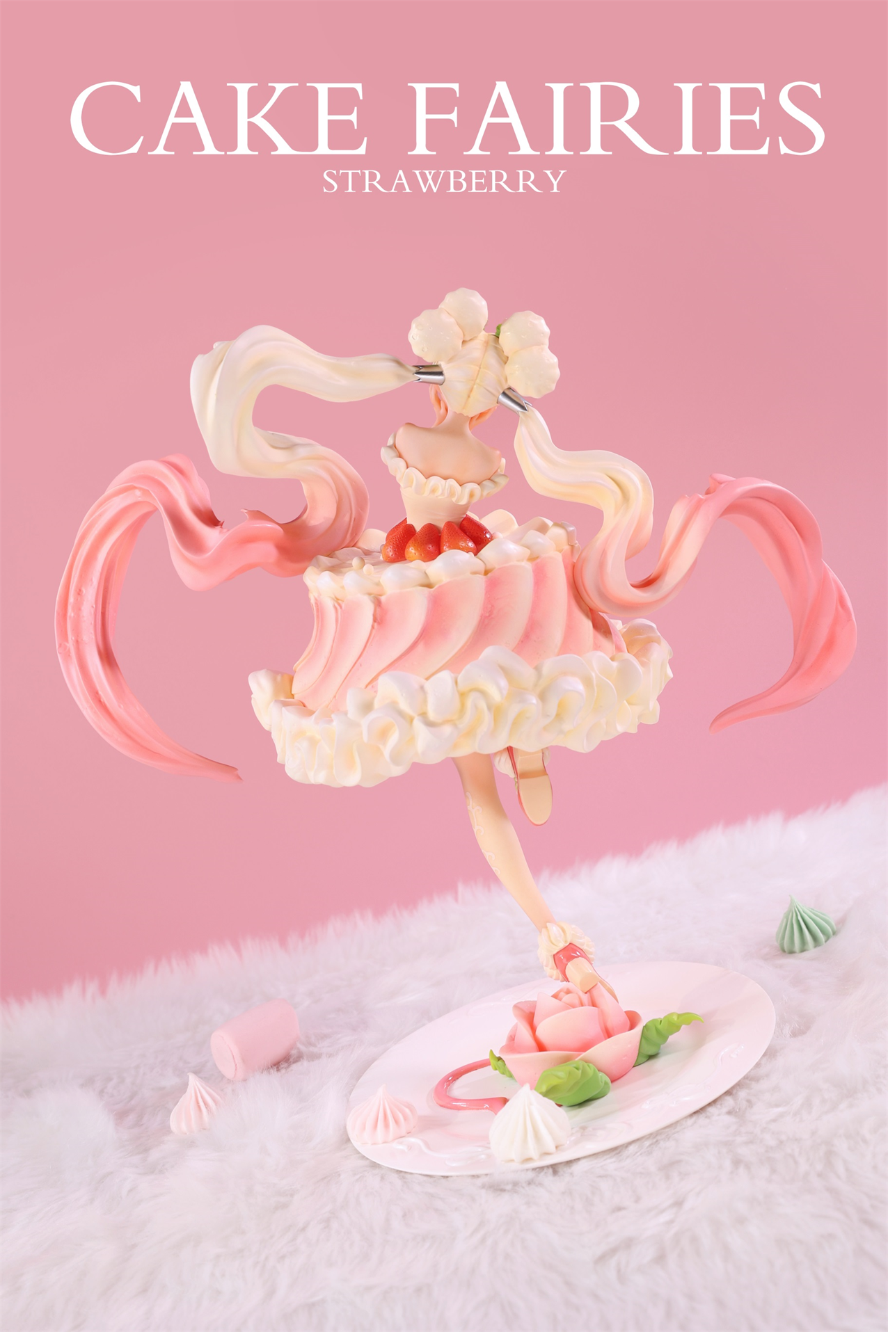 【Sold out】Cake Fairies Series Strawberry Fairy and Matcha Fairy-WeArtDoing Studio