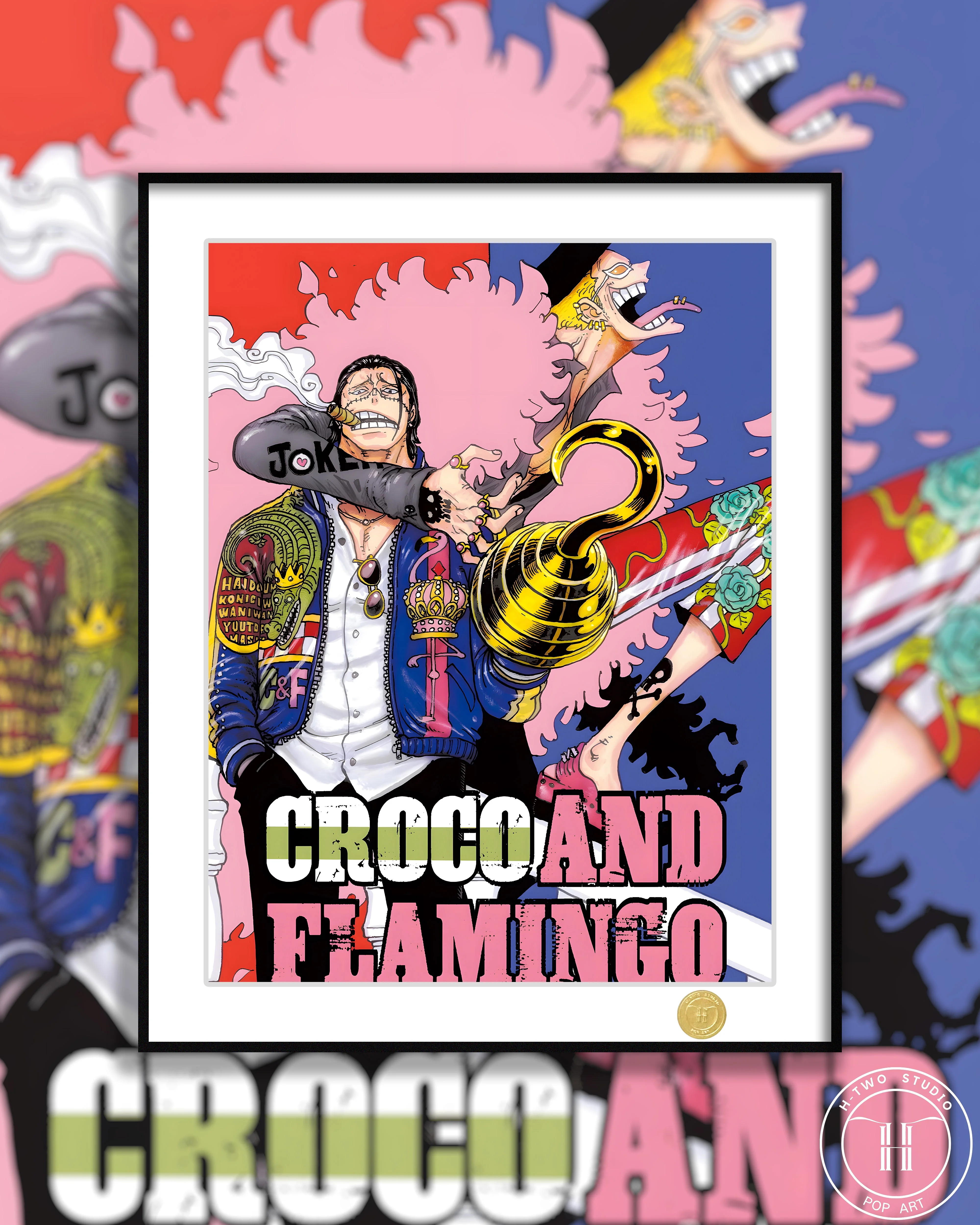 【Pre-sale】Decorative Painting of Crogo and Flamingo-H2 Studio