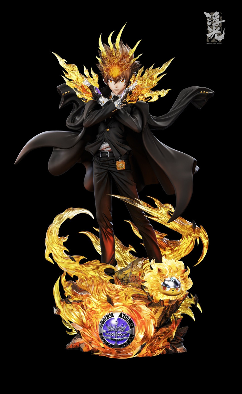 【Pre-sale】1/6 Scale Sawada Tsunayoshi with LED-Hitman Reborn!-Floating light Studio
