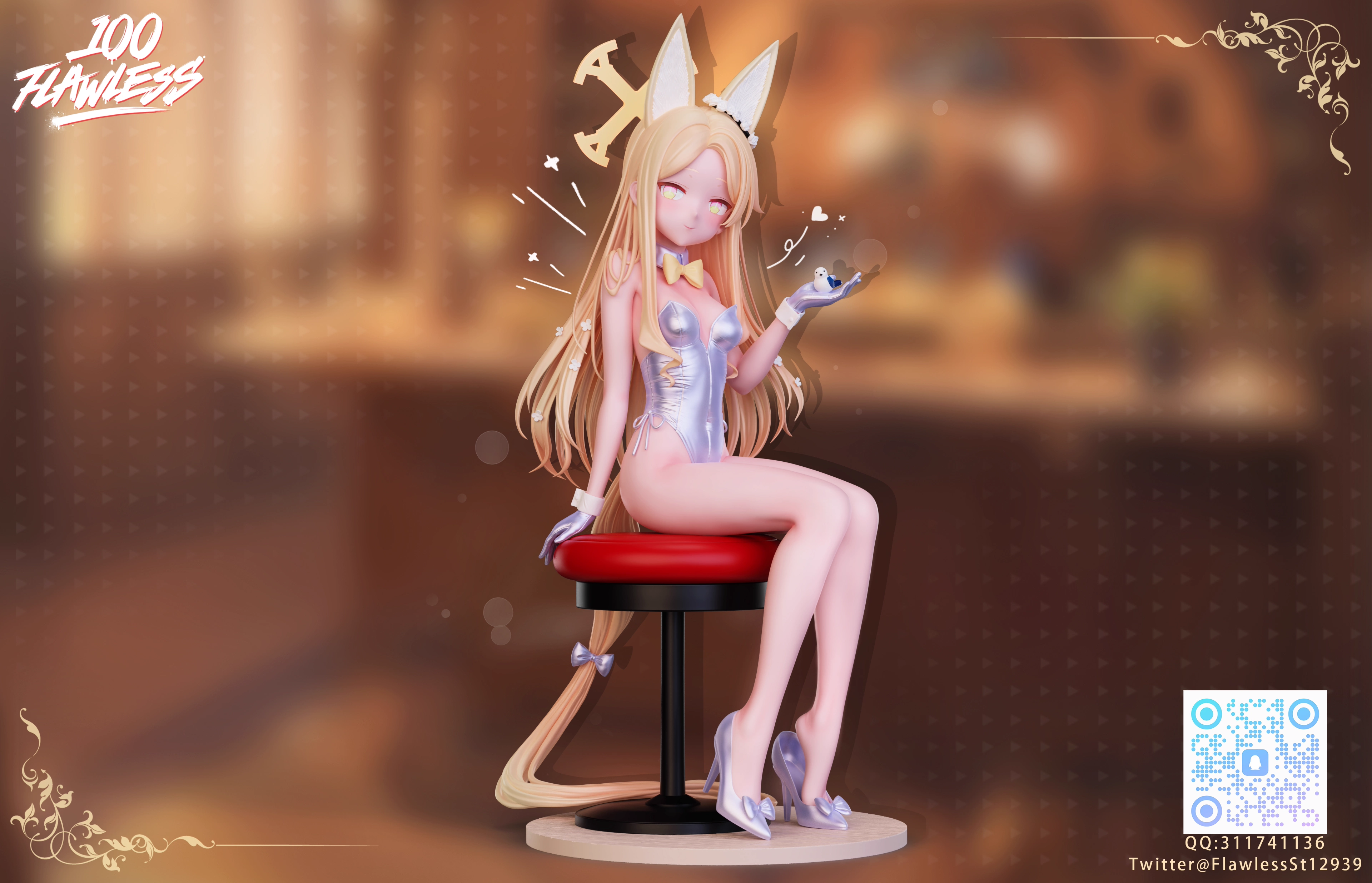 【Pre-sale】1/6 Scale Bunny Girl Yurizono Seia-Blue Archive-Flawless Studio
