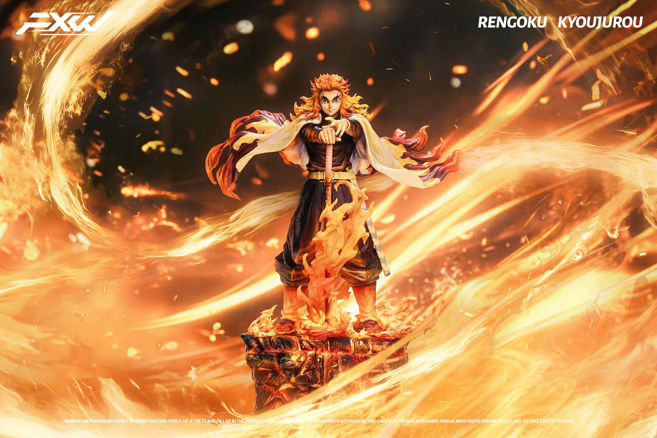 【Sold out】1/6 Scale Rengoku Kyojuro with LED-FXW Studio