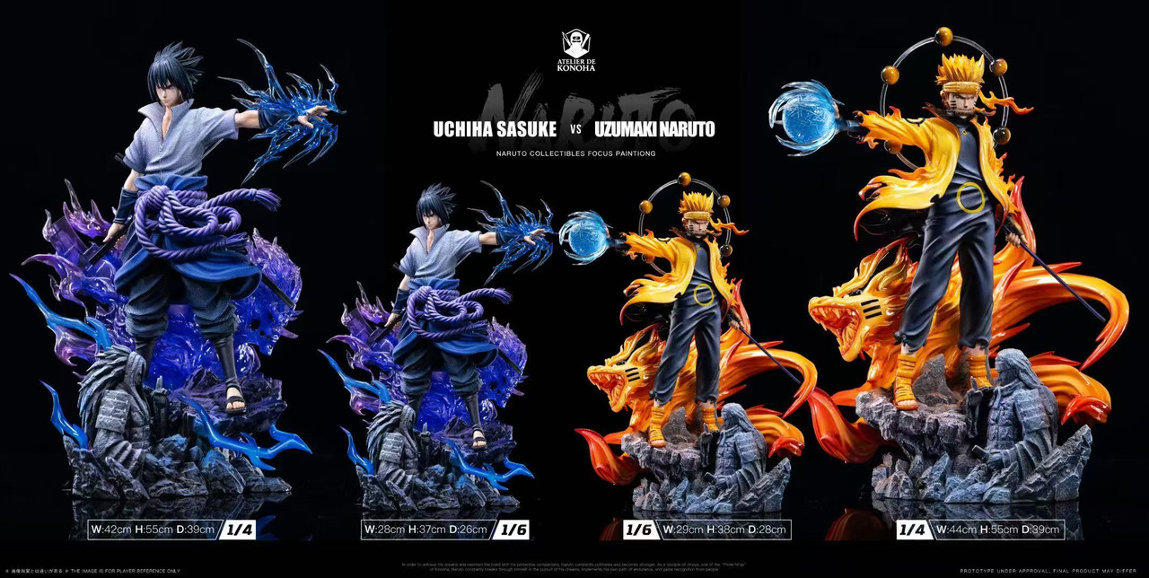【Sold out】1/6 and 1/4 Scale Naruto and Sasuke-ATELIER DE KONOHA Studio