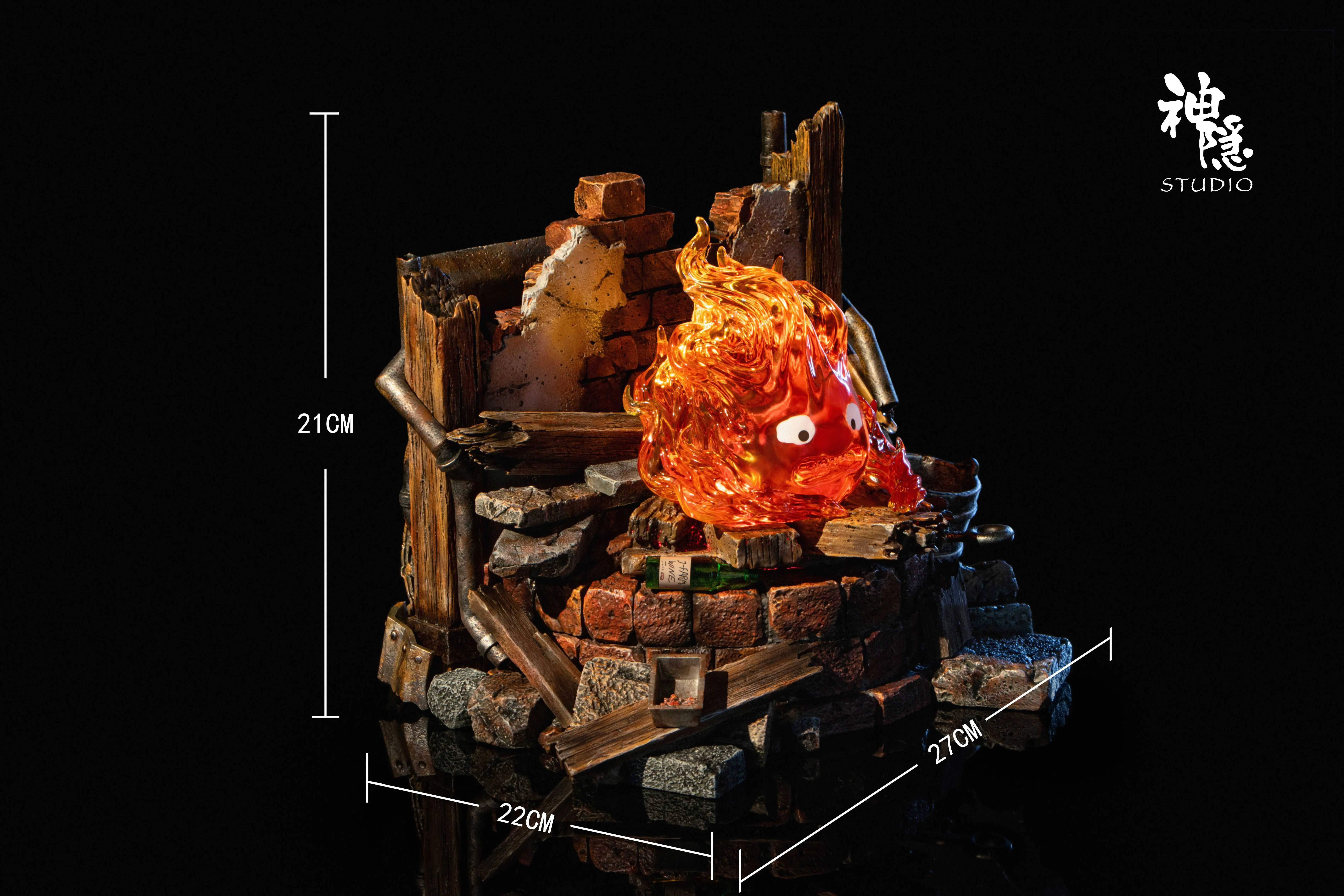 【Pre-sale】Calcifer Rebirth after the collapse with LED-Studio Ghibli-ShenYin Studio