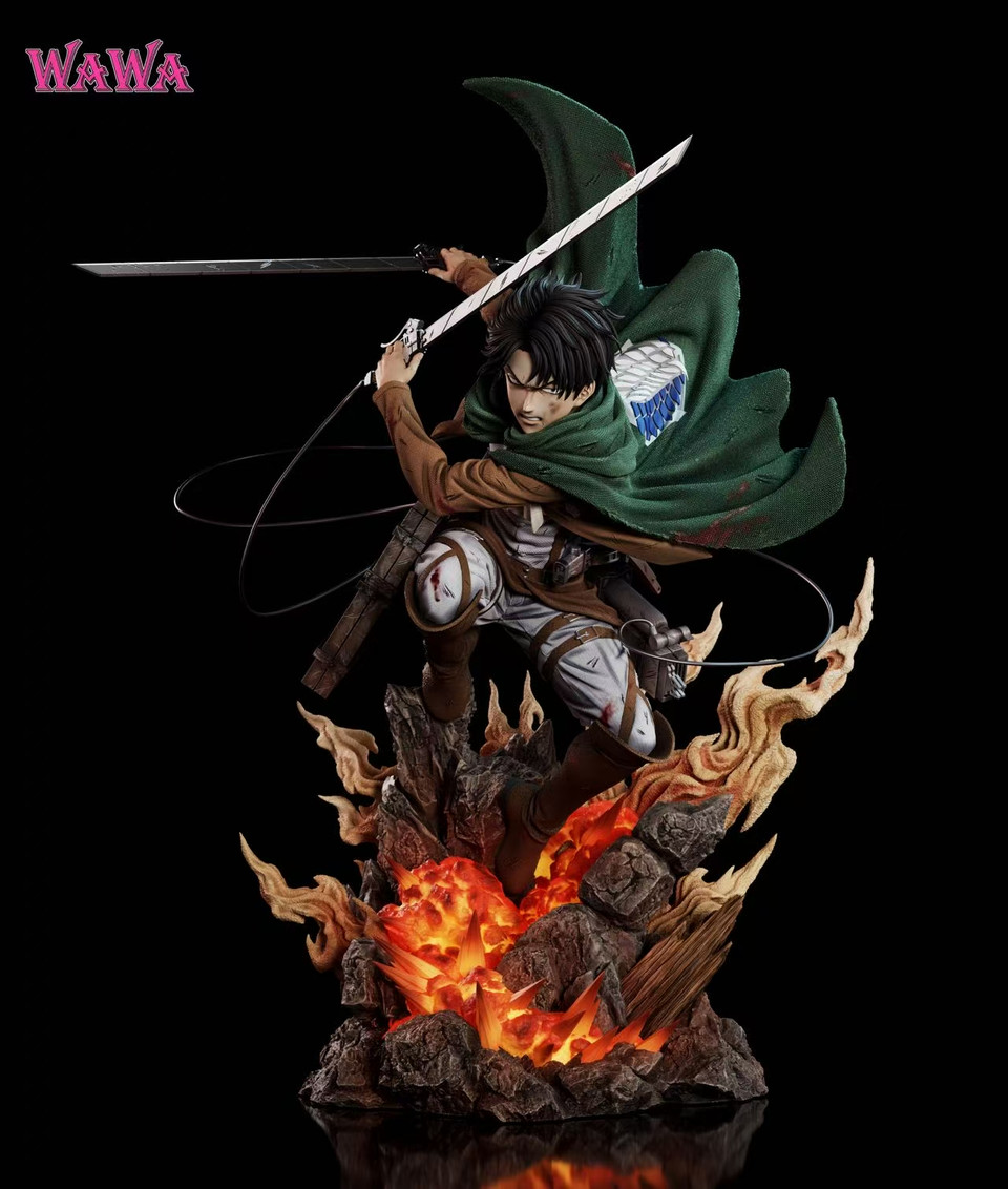 【Pre-sale】1/6 Scale Levi Ackerman with LED-Attack on Titan-WAWA Studio