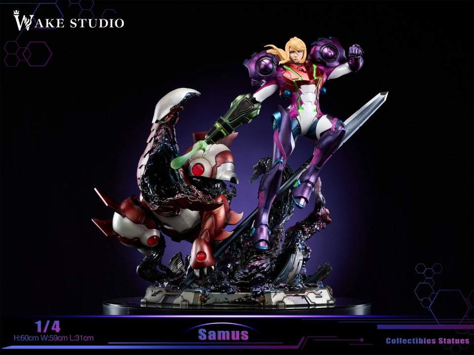 【Pre-sale】1/4 Scale Samus with LED-Metroid-Wake Studio