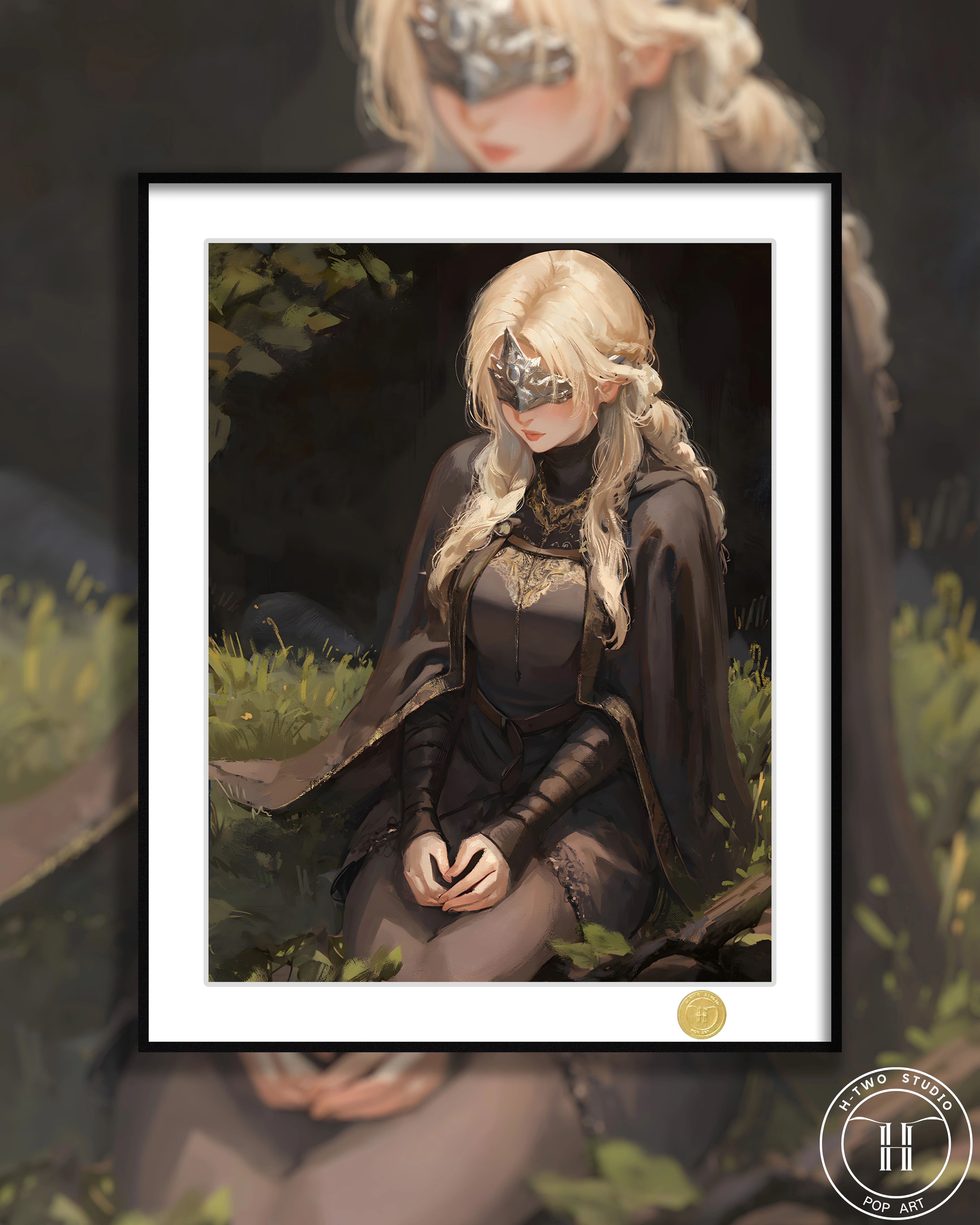 【Pre-sale】Decorative Painting of Fire Keeper-Dark Souls 3-H2 Studio