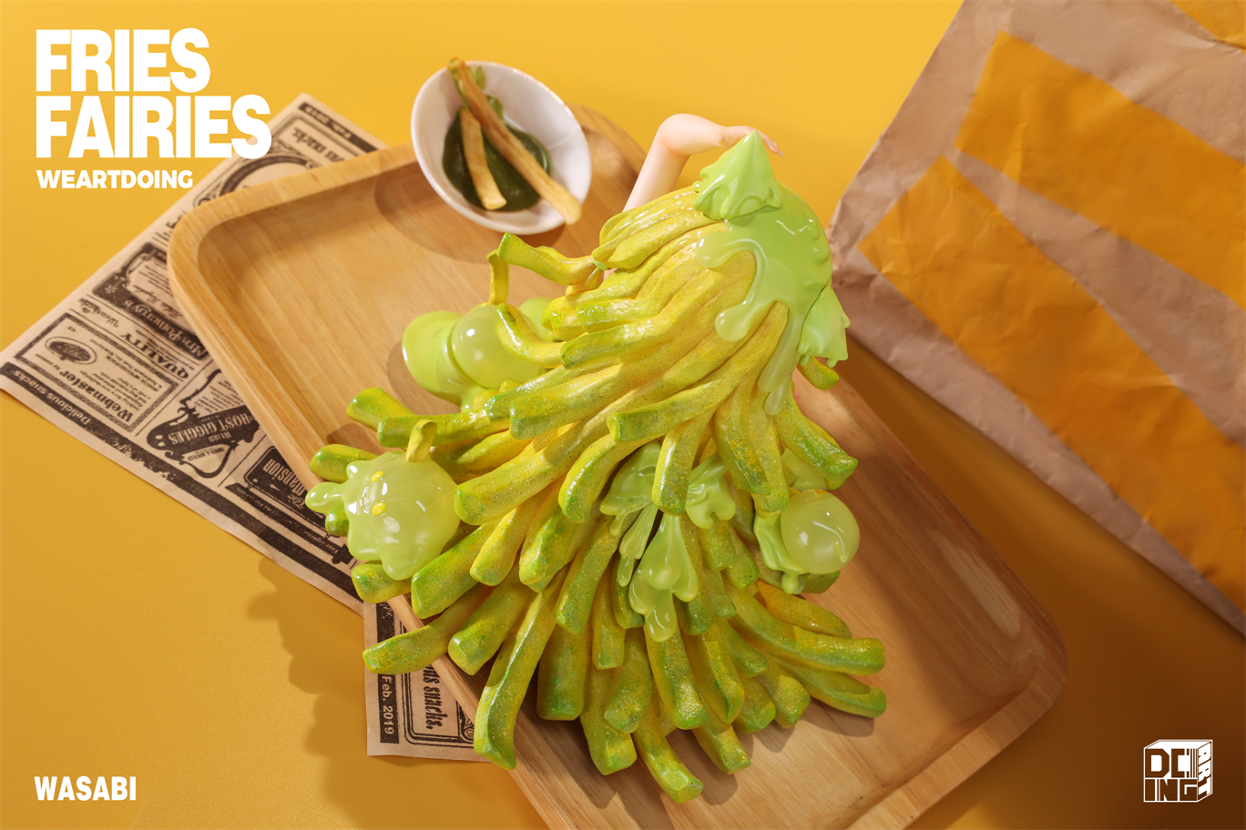 【Sold out】Sleeping Beauty-Fries Fairies-Classic Ketchup and Wasabi-Other series-WeArtDoing Studio
