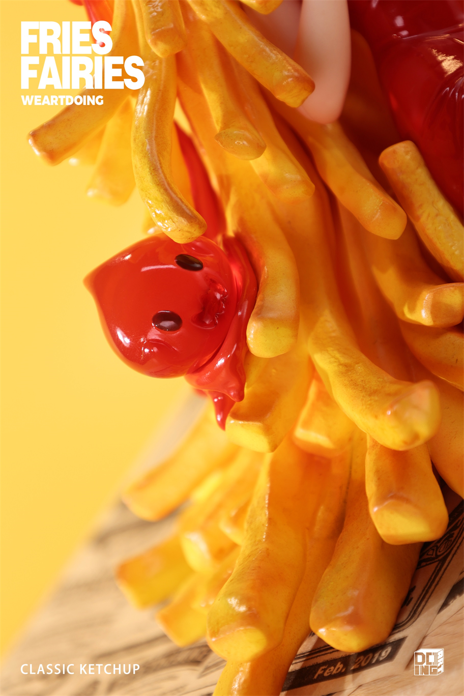 【Sold out】Sleeping Beauty-Fries Fairies-Classic Ketchup and Wasabi-Other series-WeArtDoing Studio