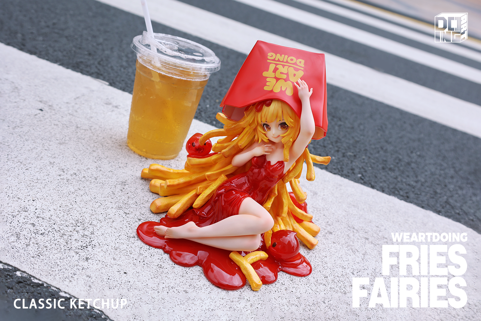 【Sold out】Sleeping Beauty-Fries Fairies-Classic Ketchup and Wasabi-Other series-WeArtDoing Studio
