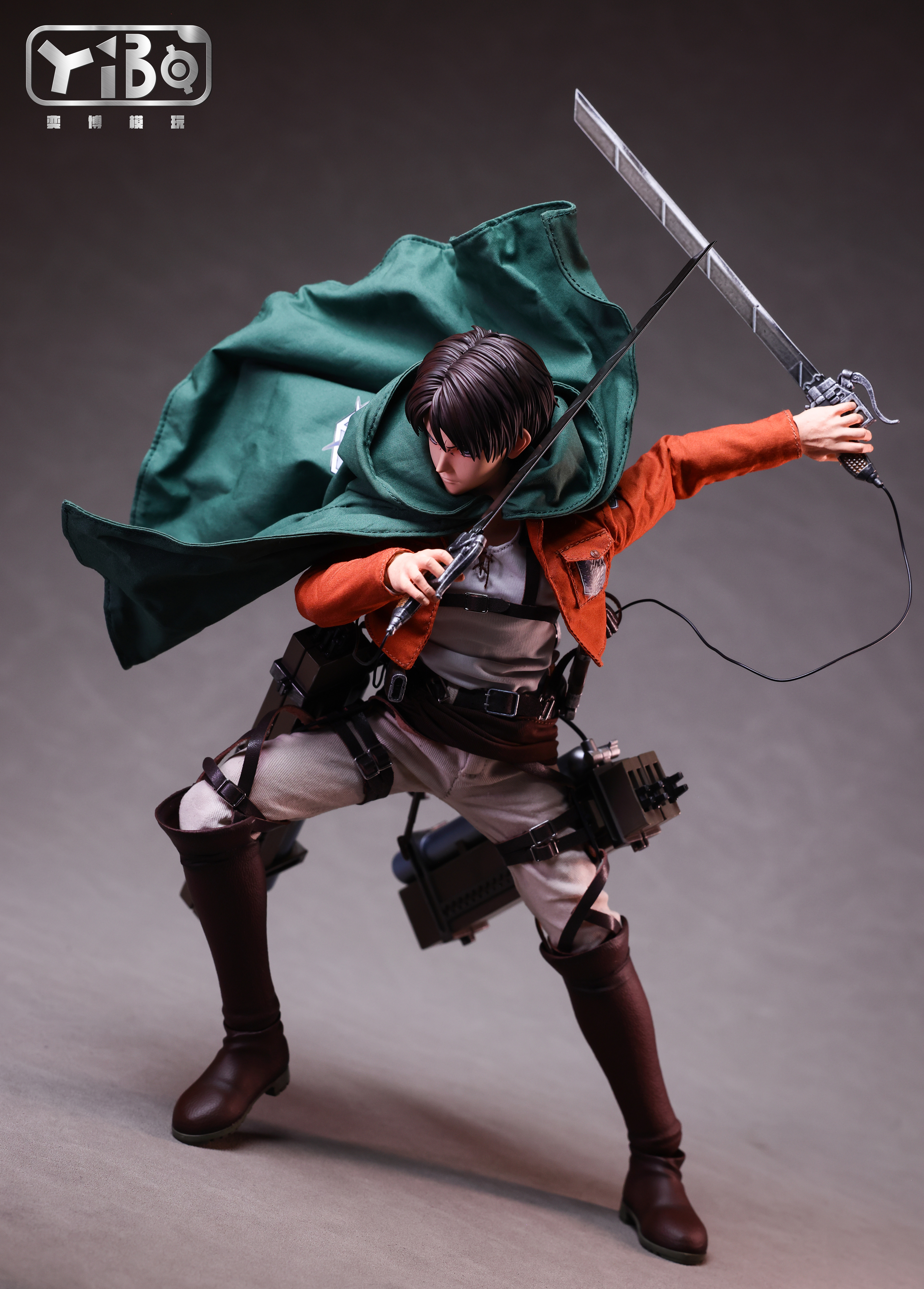 【Pre-sale Closed】1/6 Scale Levi and Eren-Attack on Titan-YIBO TOYS Studio