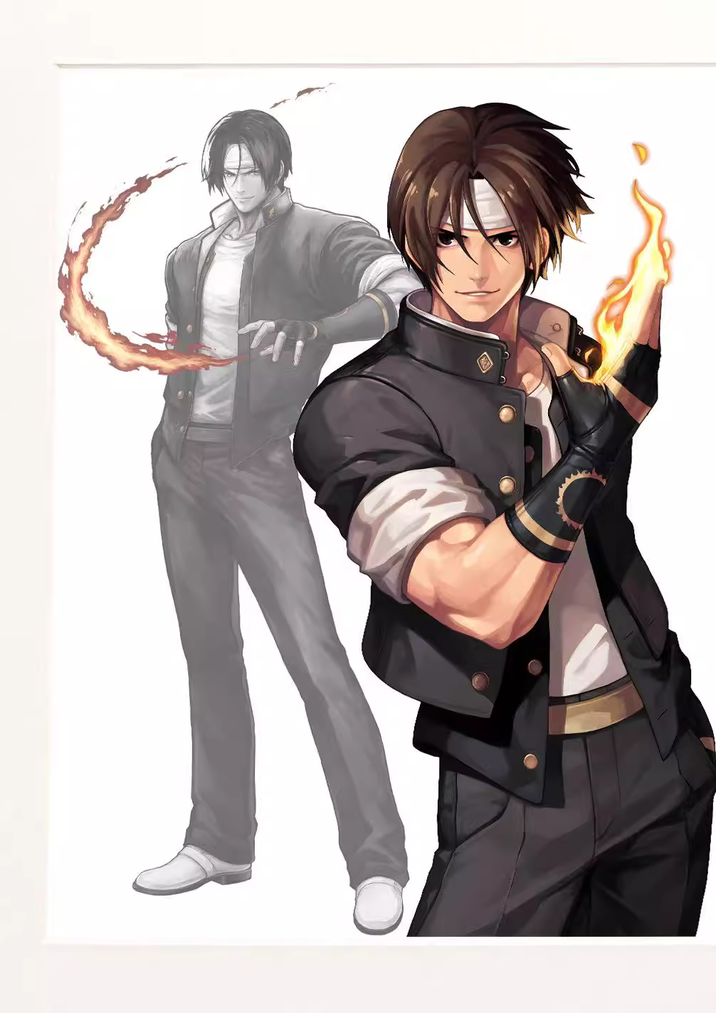 【Pre-sale】Decorative Painting of Kyo Kusanagi and Iori Yagami-King of Fighters-H2 Studio