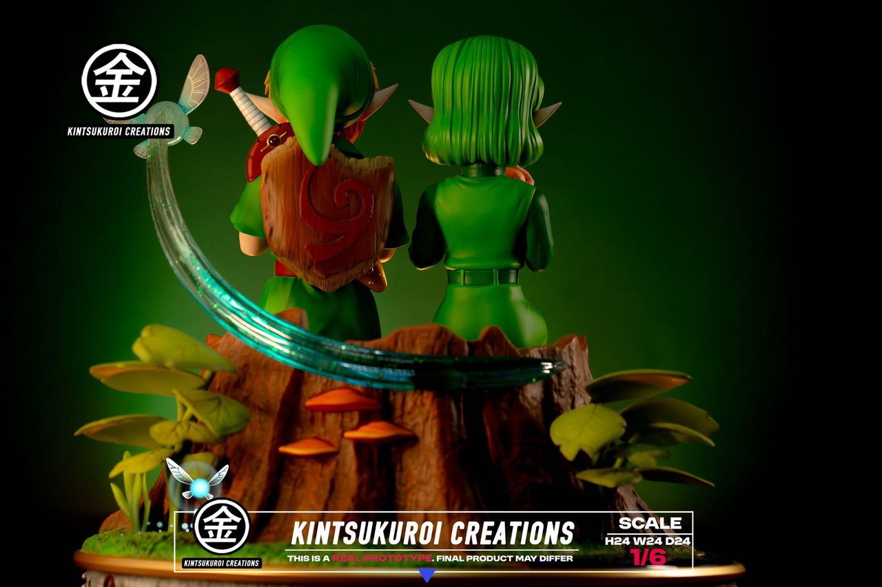 【Pre-sale】1/6 Scale LINK and SARIA DIORAMA with LED-The Legend of Zelda-Kintsukuroi Creations Studio