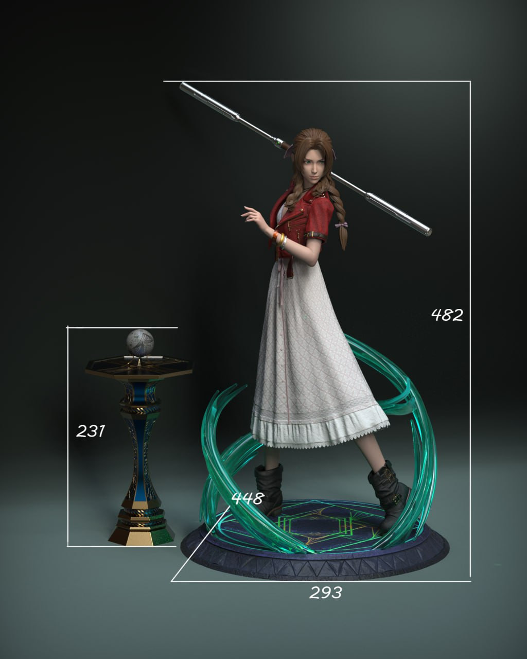 【Pre-sale】Aerith Remake-Final Fantasy-Solar Studio