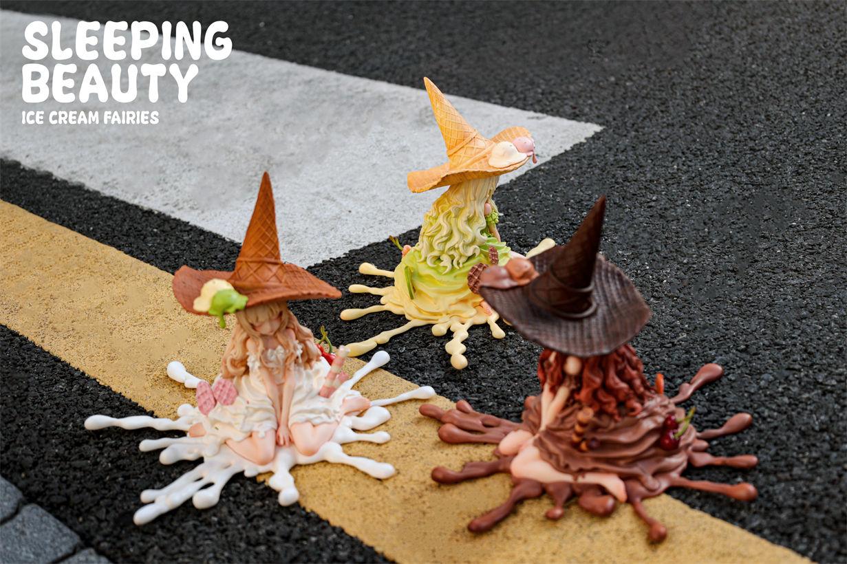 【Pre-sale】Sleeping Beauty-Ice Cream Fairies-Vanilla, Matcha and Chocolate-Other series-WeArtDoing Studio