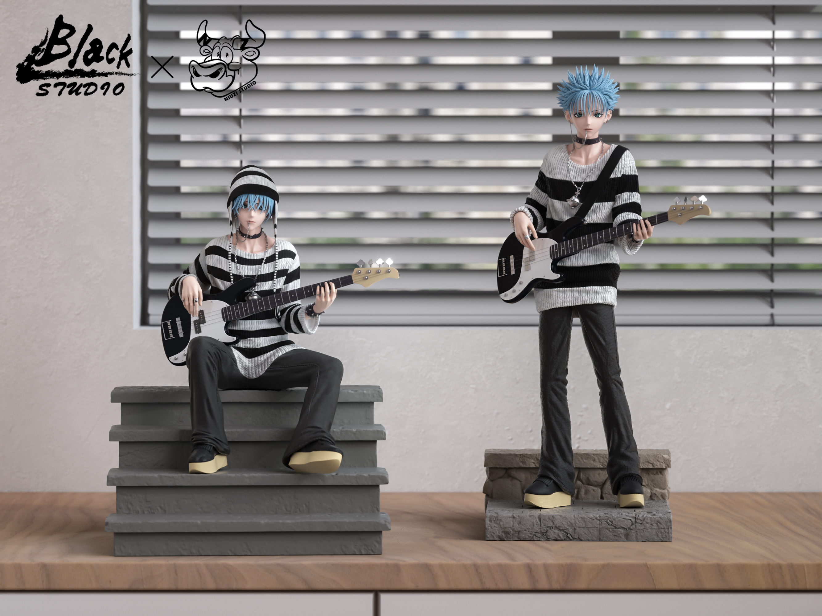 【Sold out】1/6 Scale Okazaki Shinichi 2.0-Nana-BLACK and NIUZI Studio