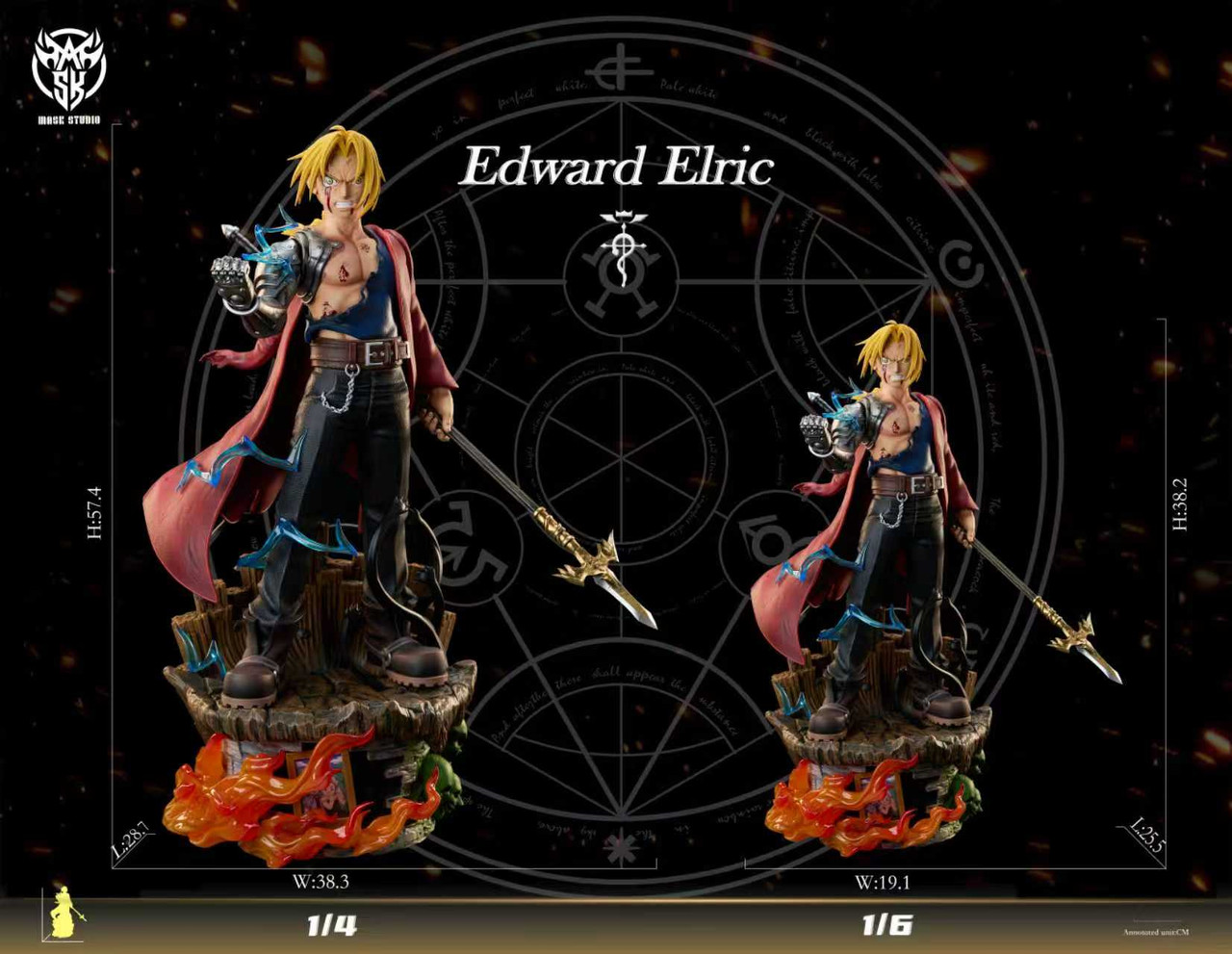 【Pre-sale】1/6 and 1/4 Scale Edward Elic-Fullmetal Alchemist-Mask Studio