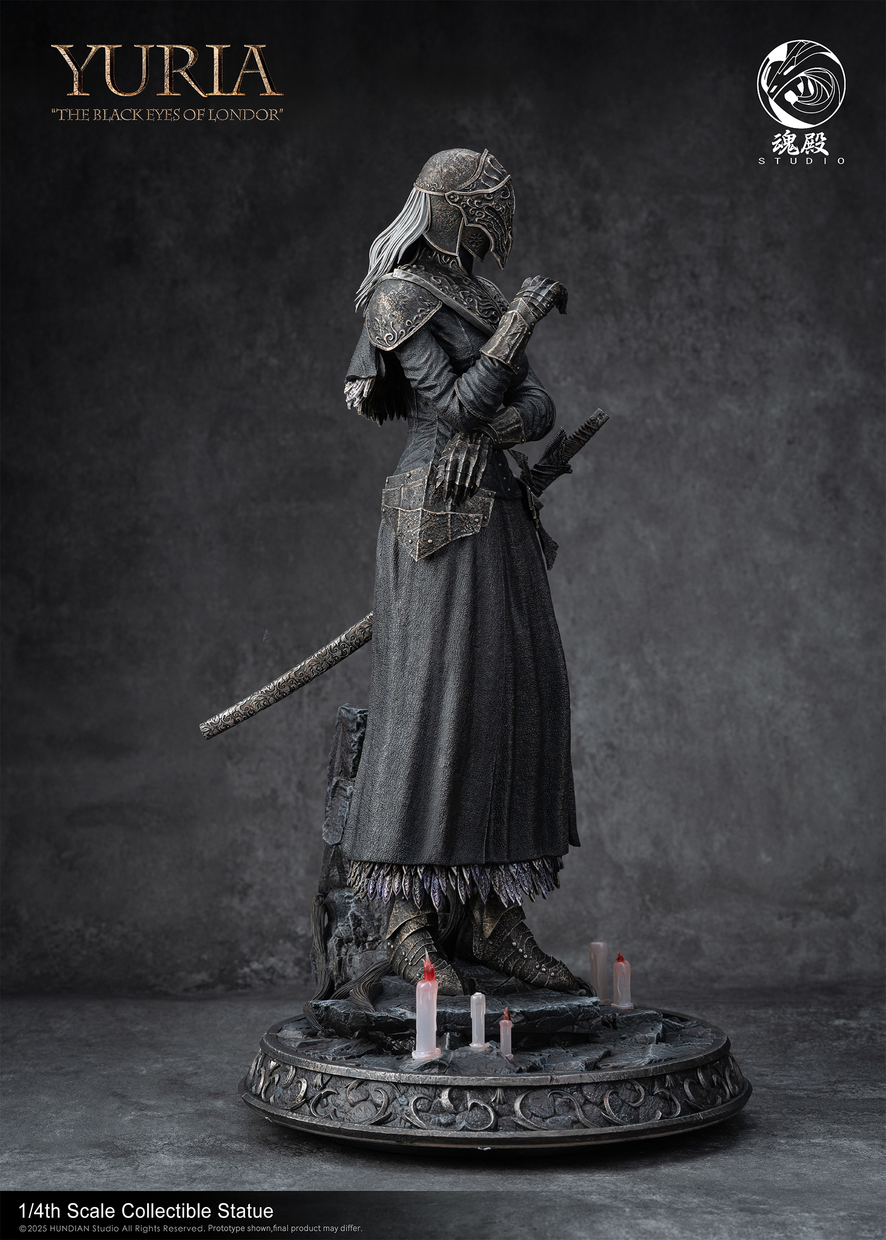 【Pre-sale】1/4 Scale The Black Eyes of Londor Yuria-Dark Souls-Hundian STUDIO