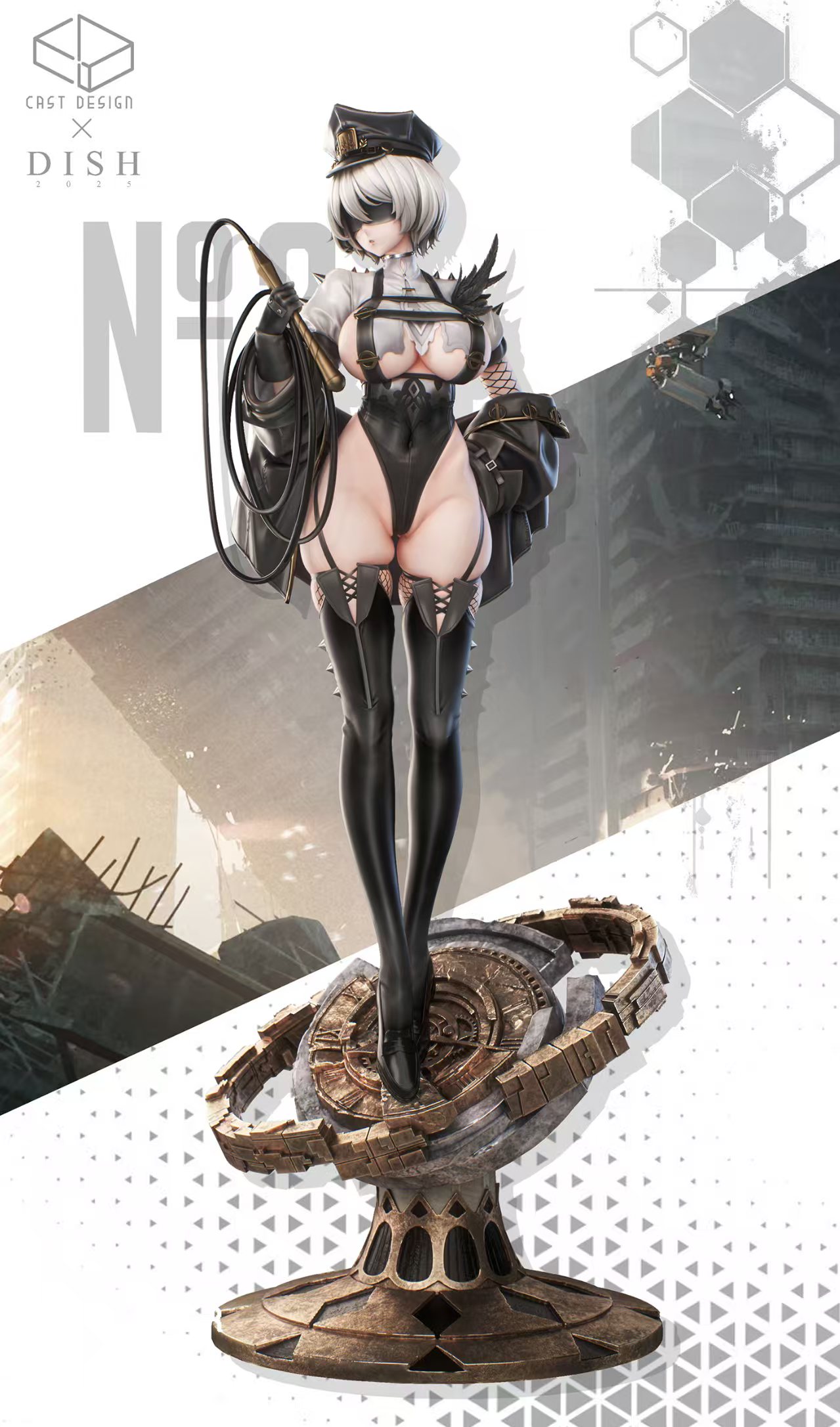 【Pre-sale】1/4 Scale No.6 2B-NieR:Automata-Cast Design Studio X Dish