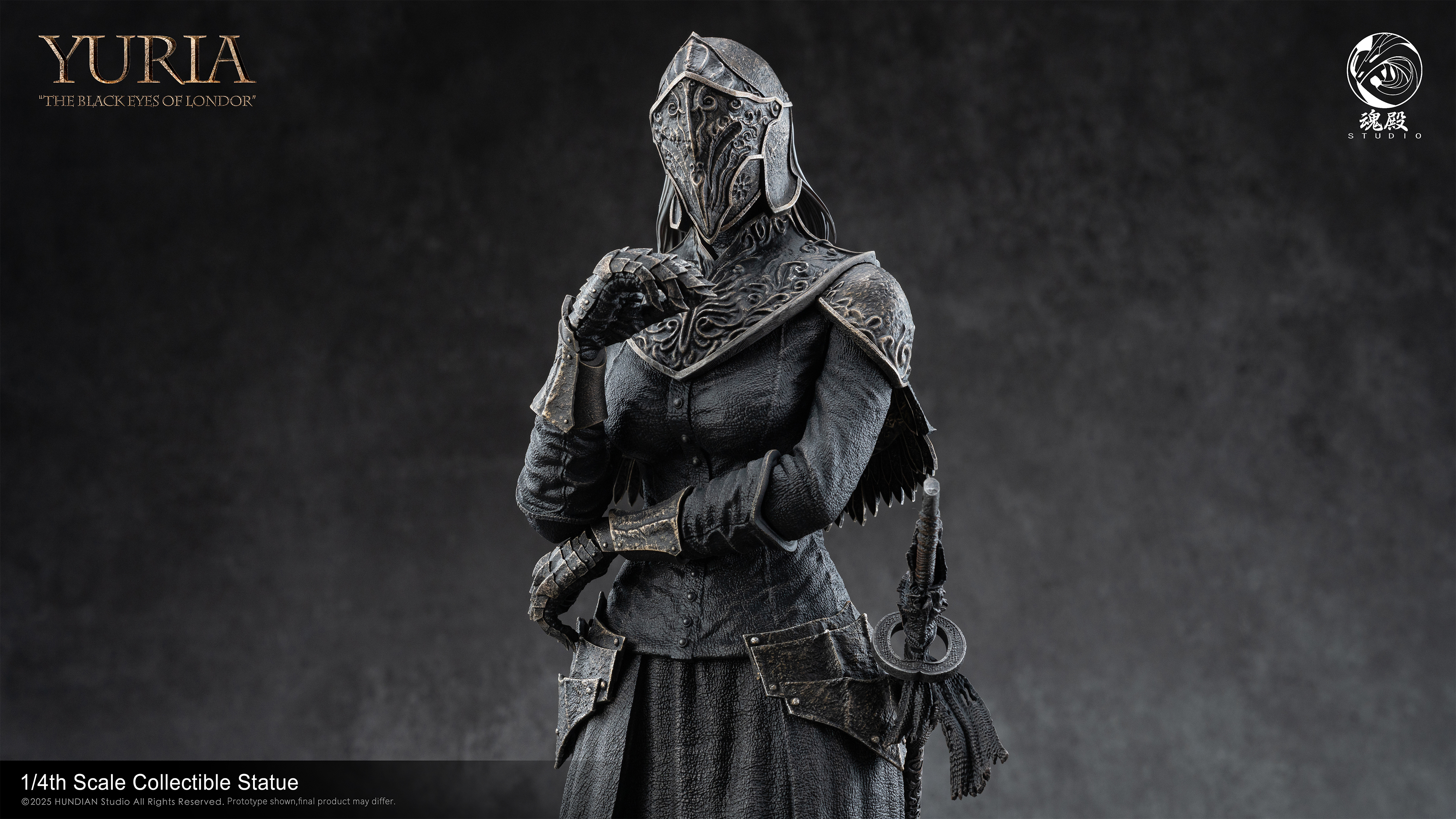 【Pre-sale】1/4 Scale The Black Eyes of Londor Yuria-Dark Souls-Hundian STUDIO