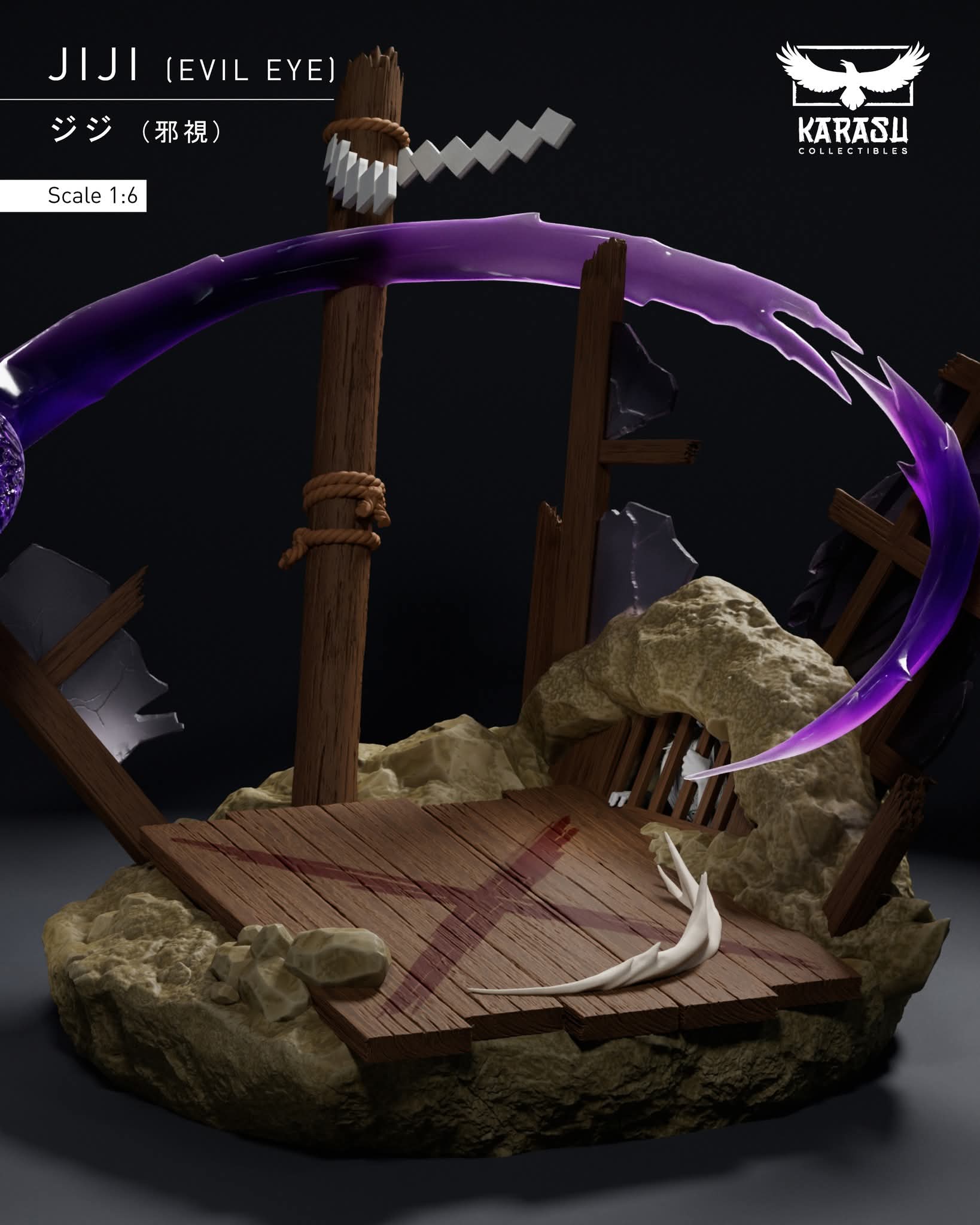 【Pre-sale】JiJi Evil eye with LED-Karasu Collectibles Studio