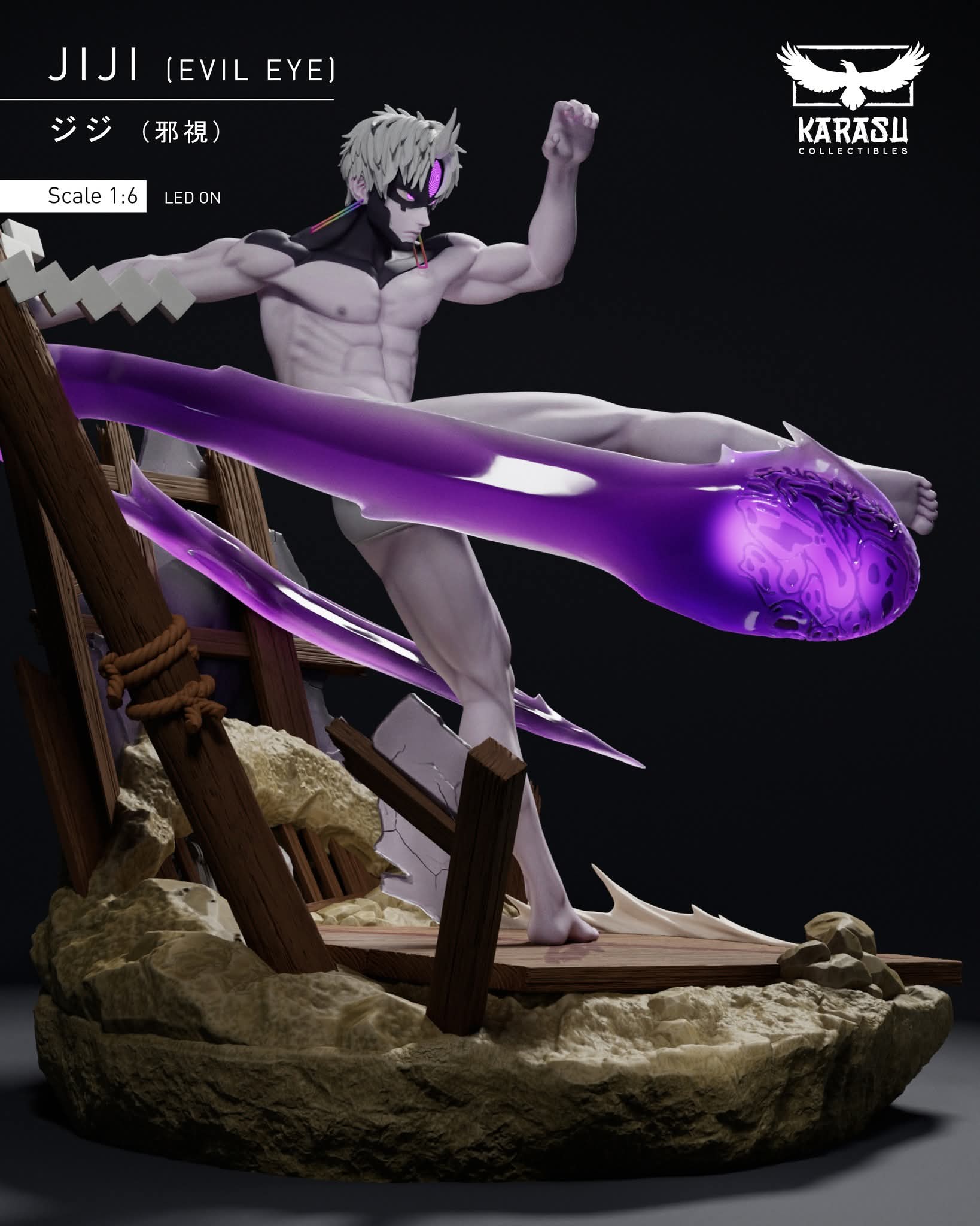 【Pre-sale】JiJi Evil eye with LED-Karasu Collectibles Studio