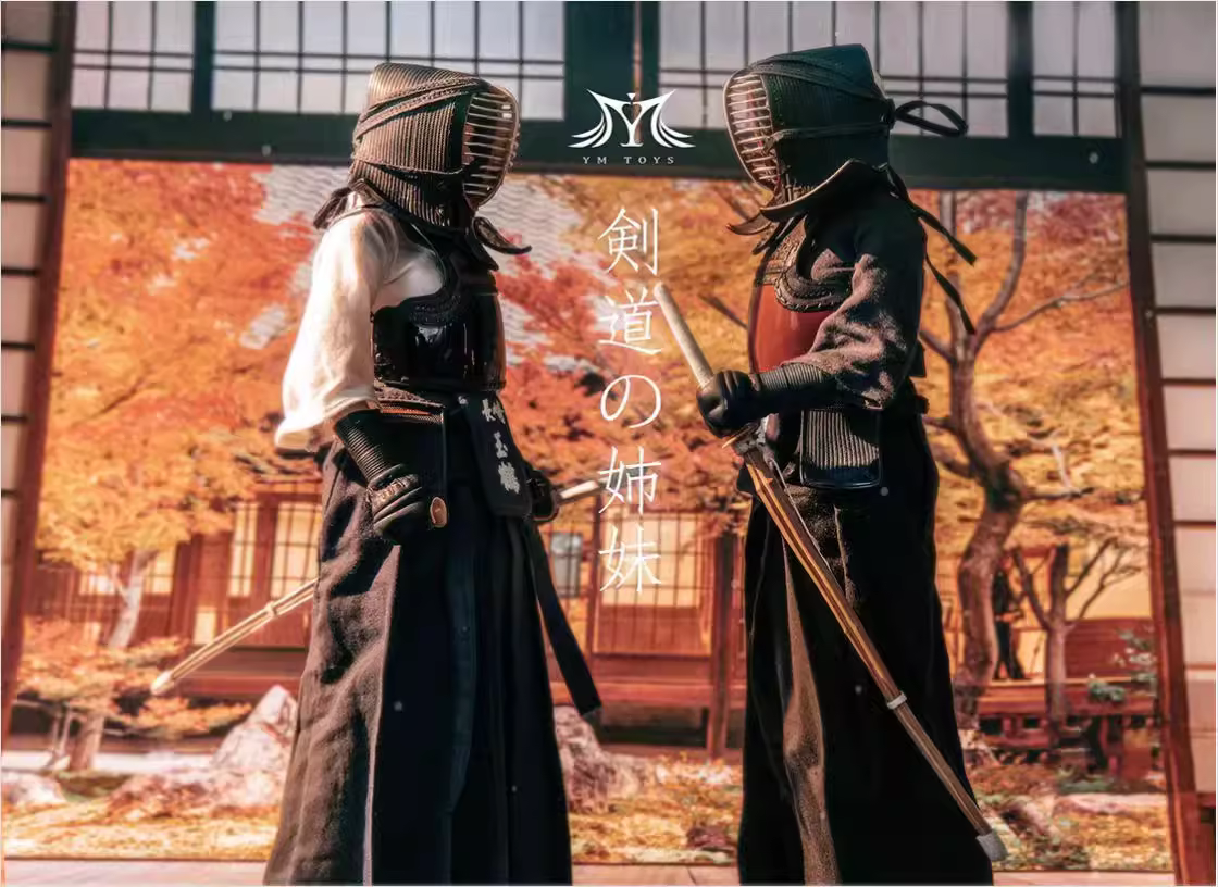 【Pre-sale】1/6 Scale Ikawa Hoshiko and Tama Tsuru Action Figure-Kendo Girl-YMTOYS Studio