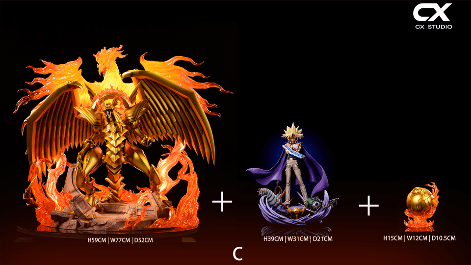 【Pre-sale】1/6 Scale The Winged Dragon of Ra and Marik Ishtar with LED-CX Studio