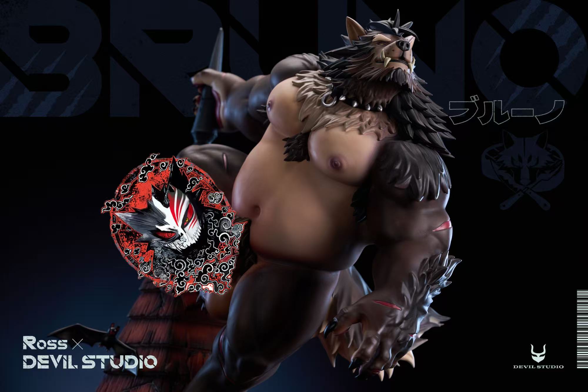 【Pre-sale】1/5 Scale Werewolf Bruno-Ross with Devil Studio