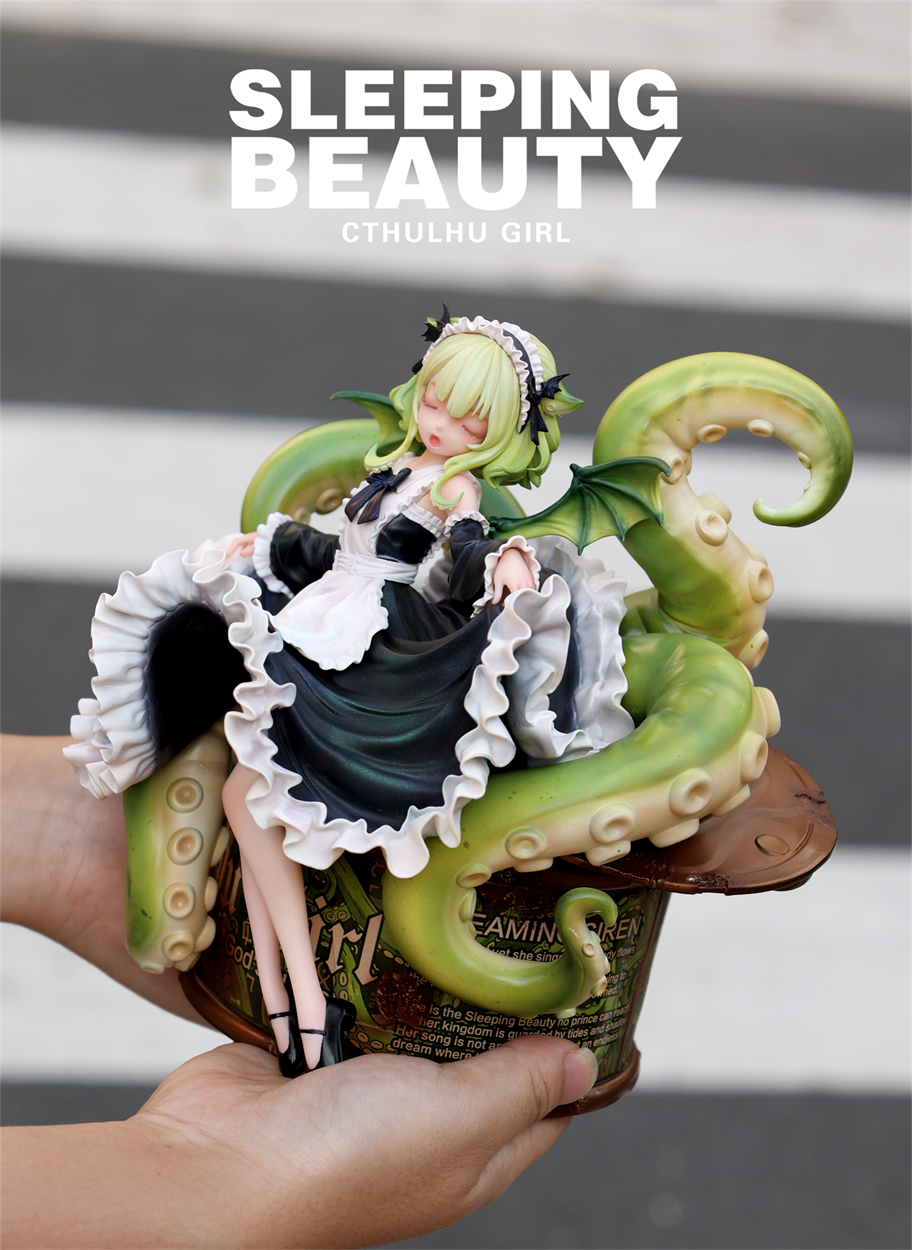 【Pre-sale】Sleeping Beauty-Cthulhu Girl-Abyss Bloom, Phantom Blue and Crimson Tide-WeArtDoing Studio