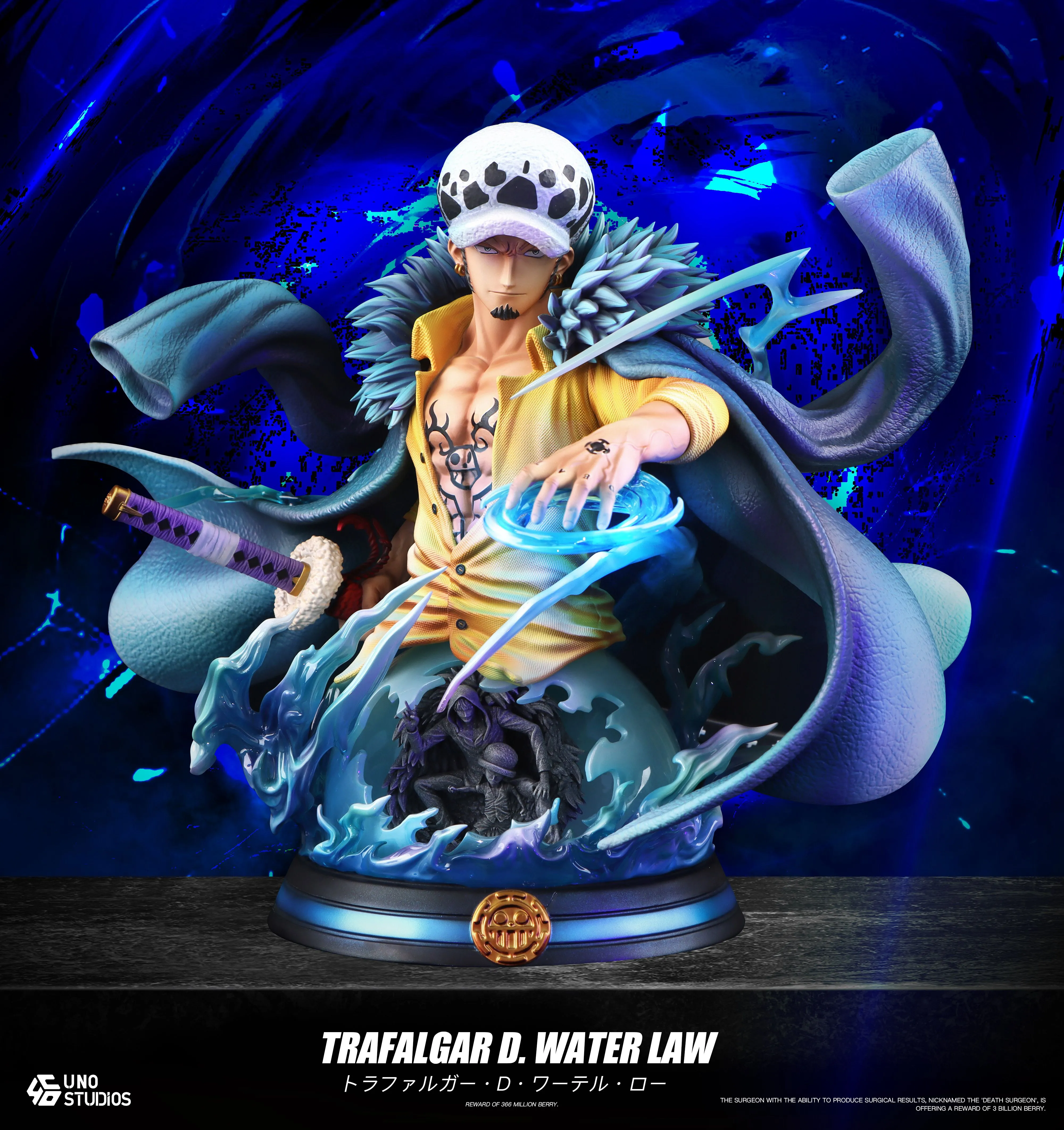 【Pre-sale】1/4 Scale Bust of Trafalgar D. Water Law-UNO Studio