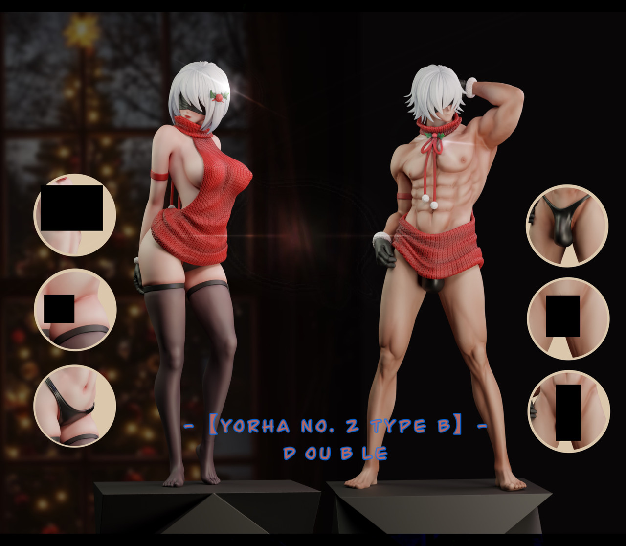 【Pre-sale Closed】1/4 Scale Red Sweater 2B-Whale Studio