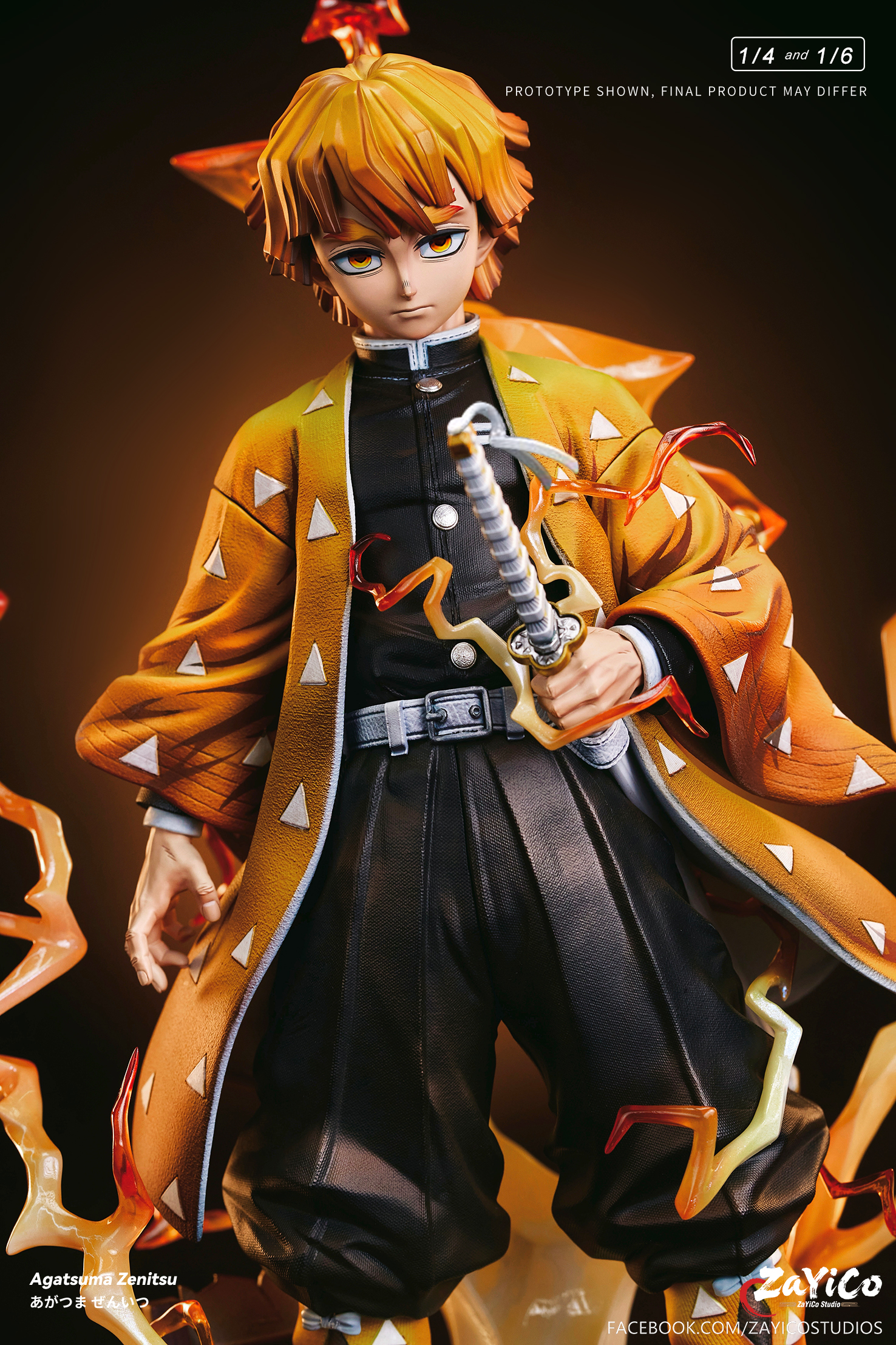 【Sold out】1/6 and 1/4 Scale Agatsuma Zenitsu-Zayico Studio