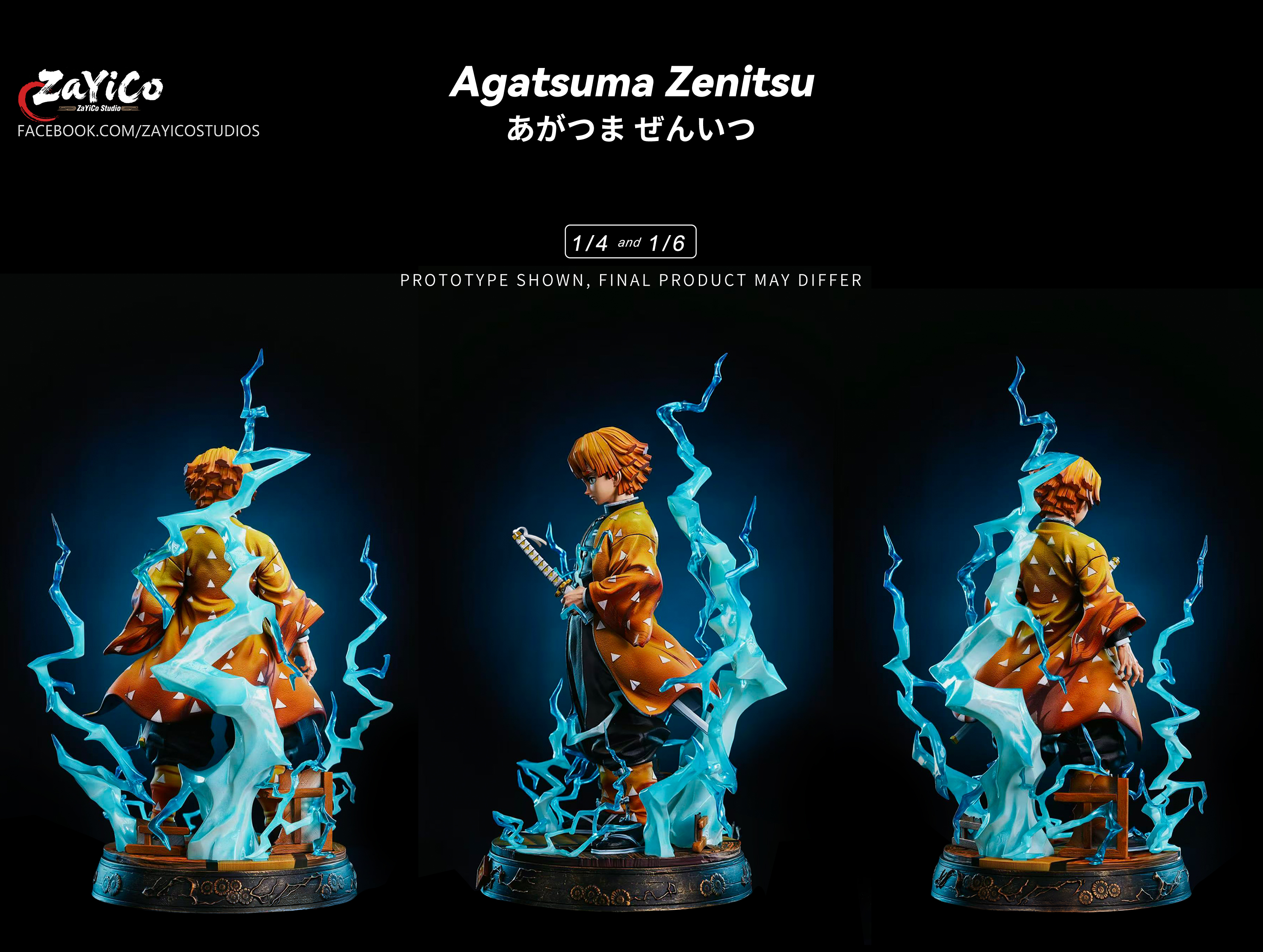 【Sold out】1/6 and 1/4 Scale Agatsuma Zenitsu-Zayico Studio