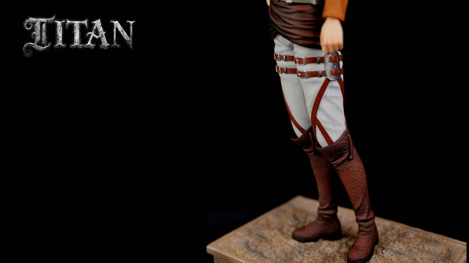 【Pre-sale】1/6 Scale Mikasa Ackerman and Keith Shadis-Titan Studio